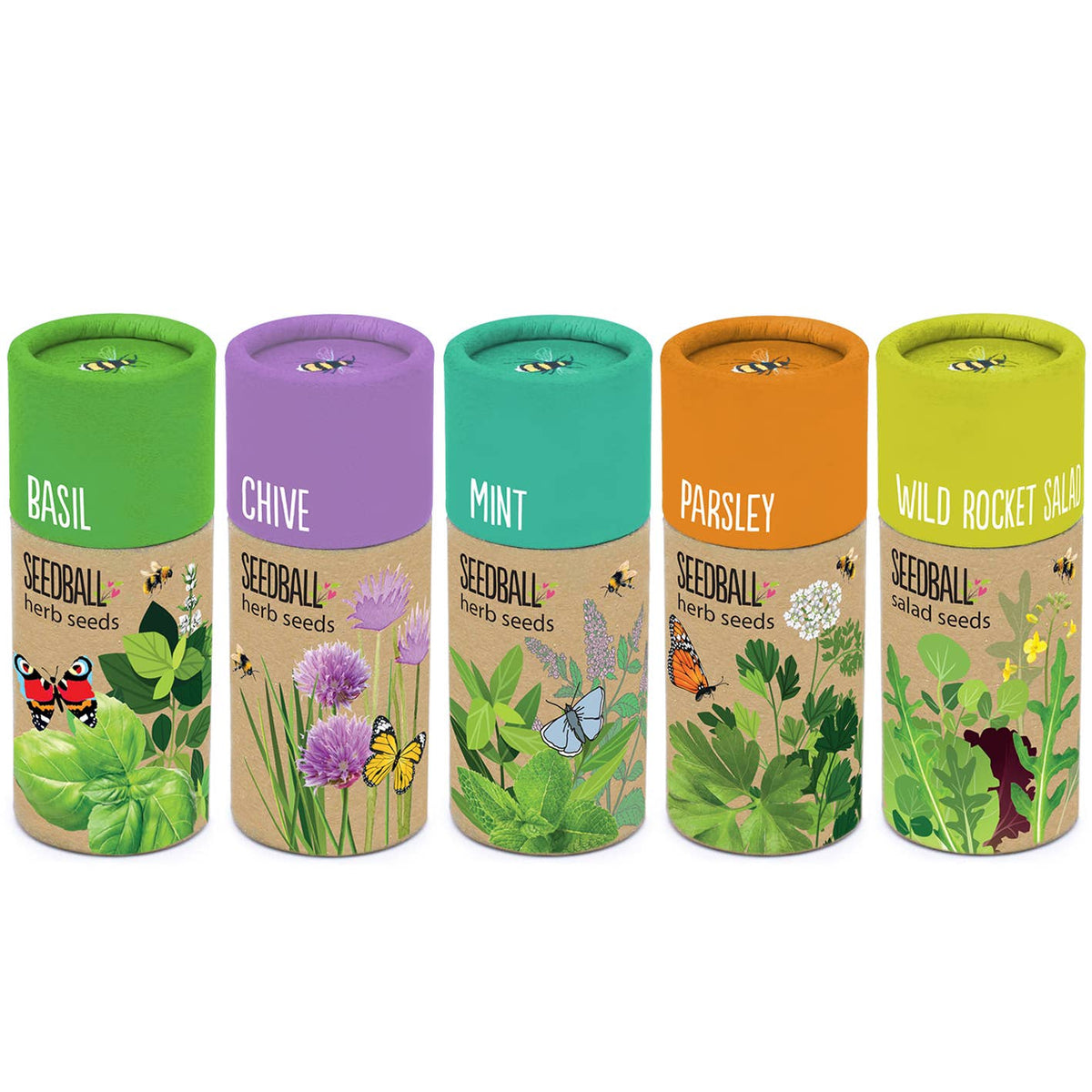 Herb Seedball Tubes - Mixed Box