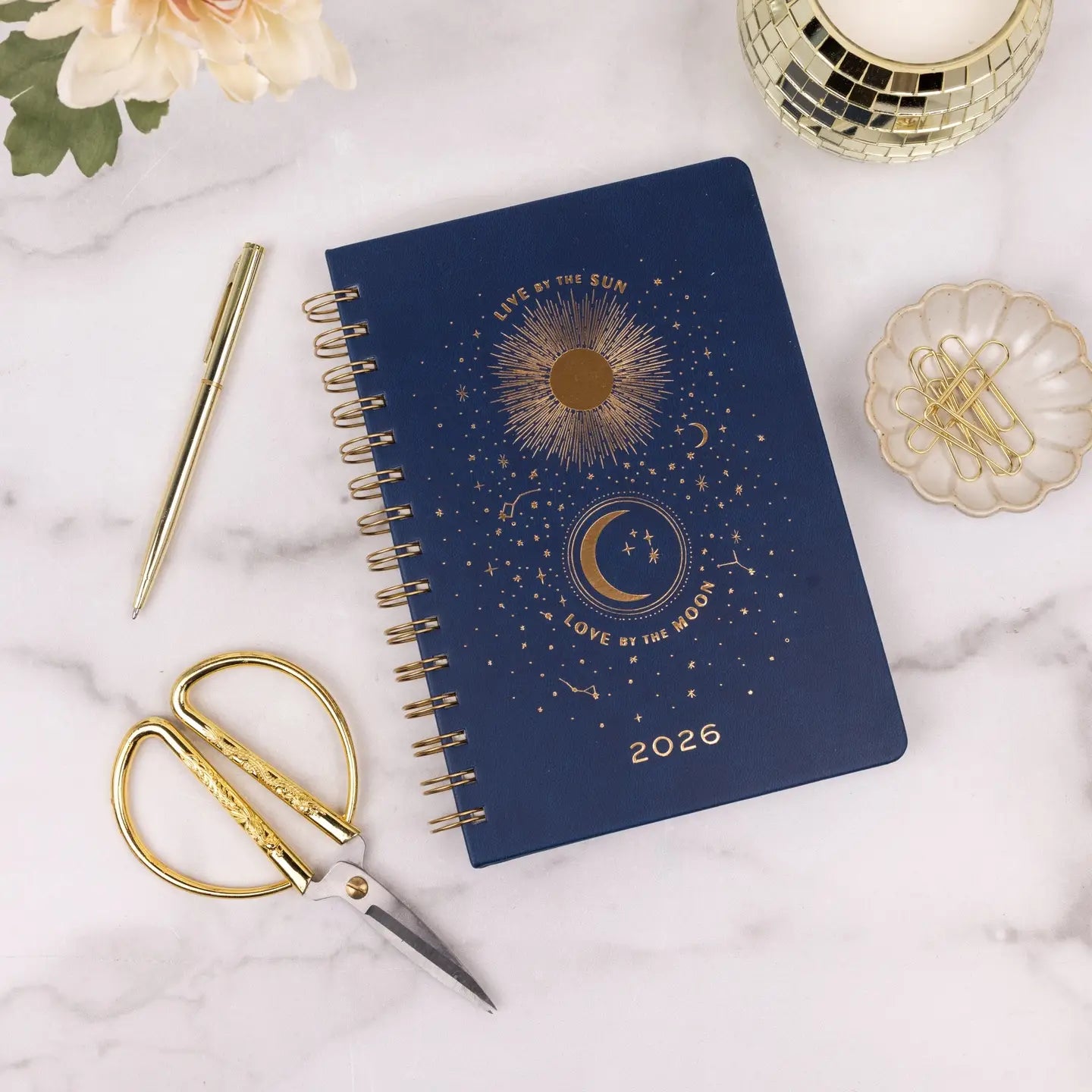 Designworks Ink 2026 Diary - Live By the Sun