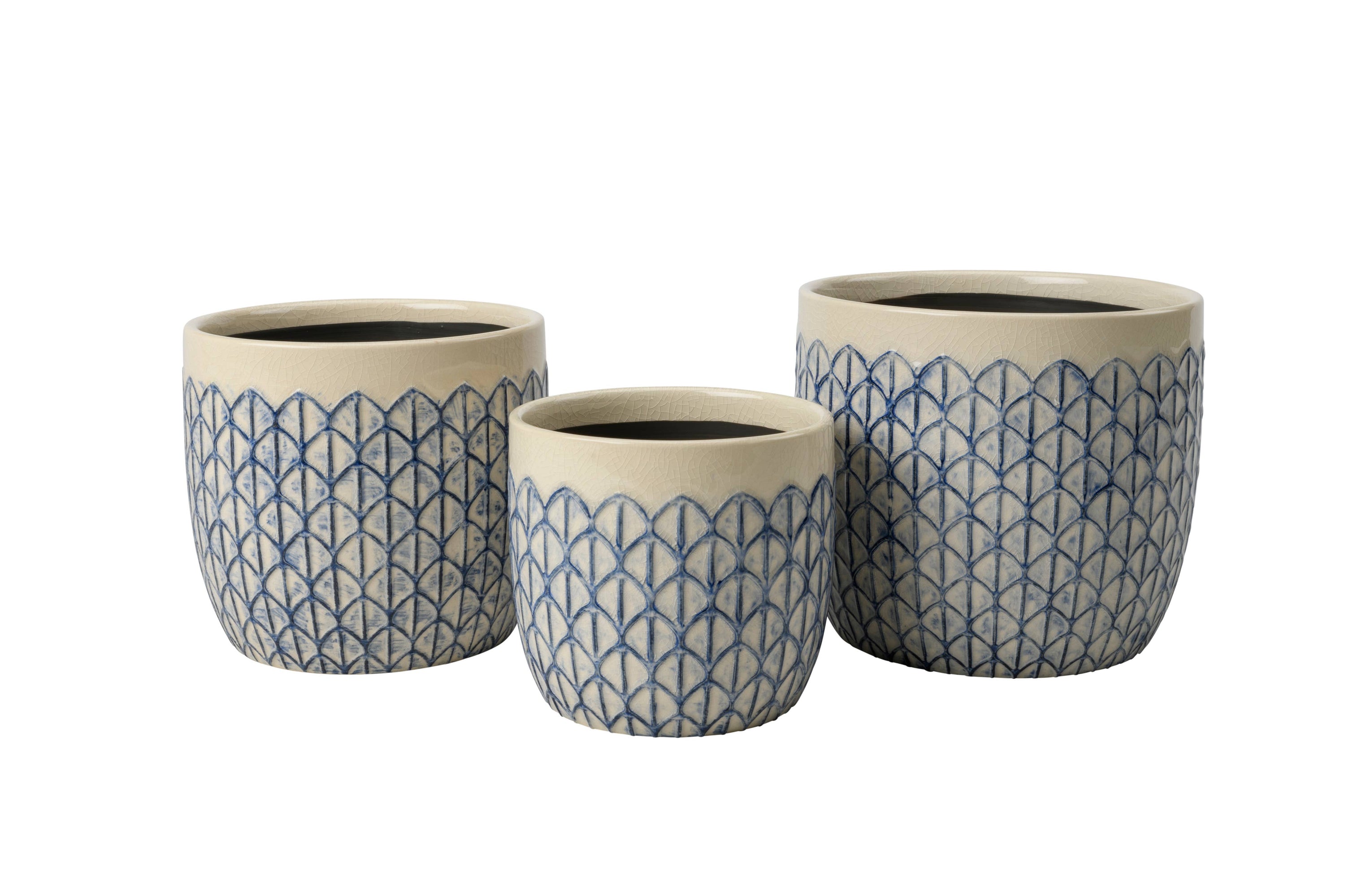 Collectors Indoor Pot 13cm Crème Geo