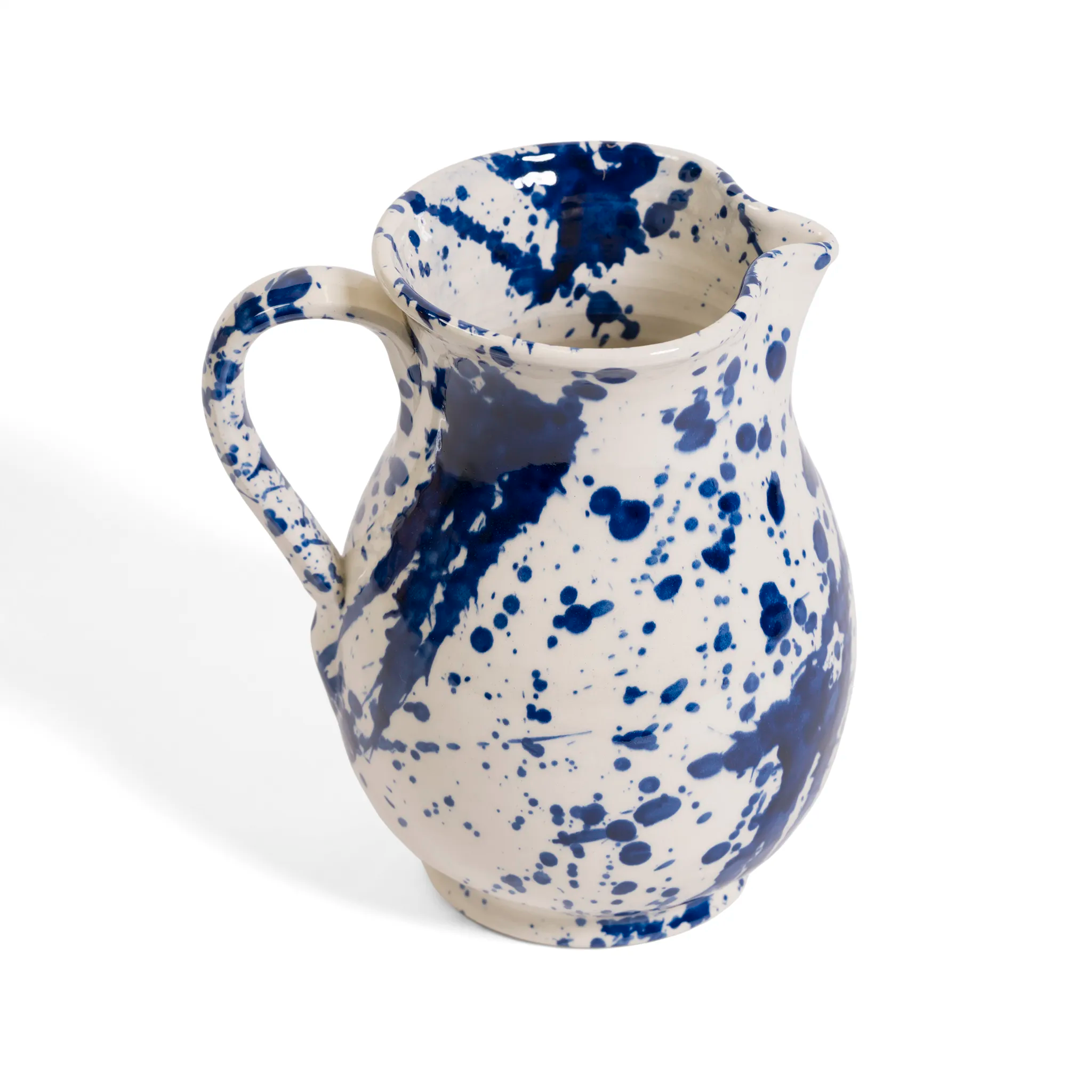 Jug Blue Splatter