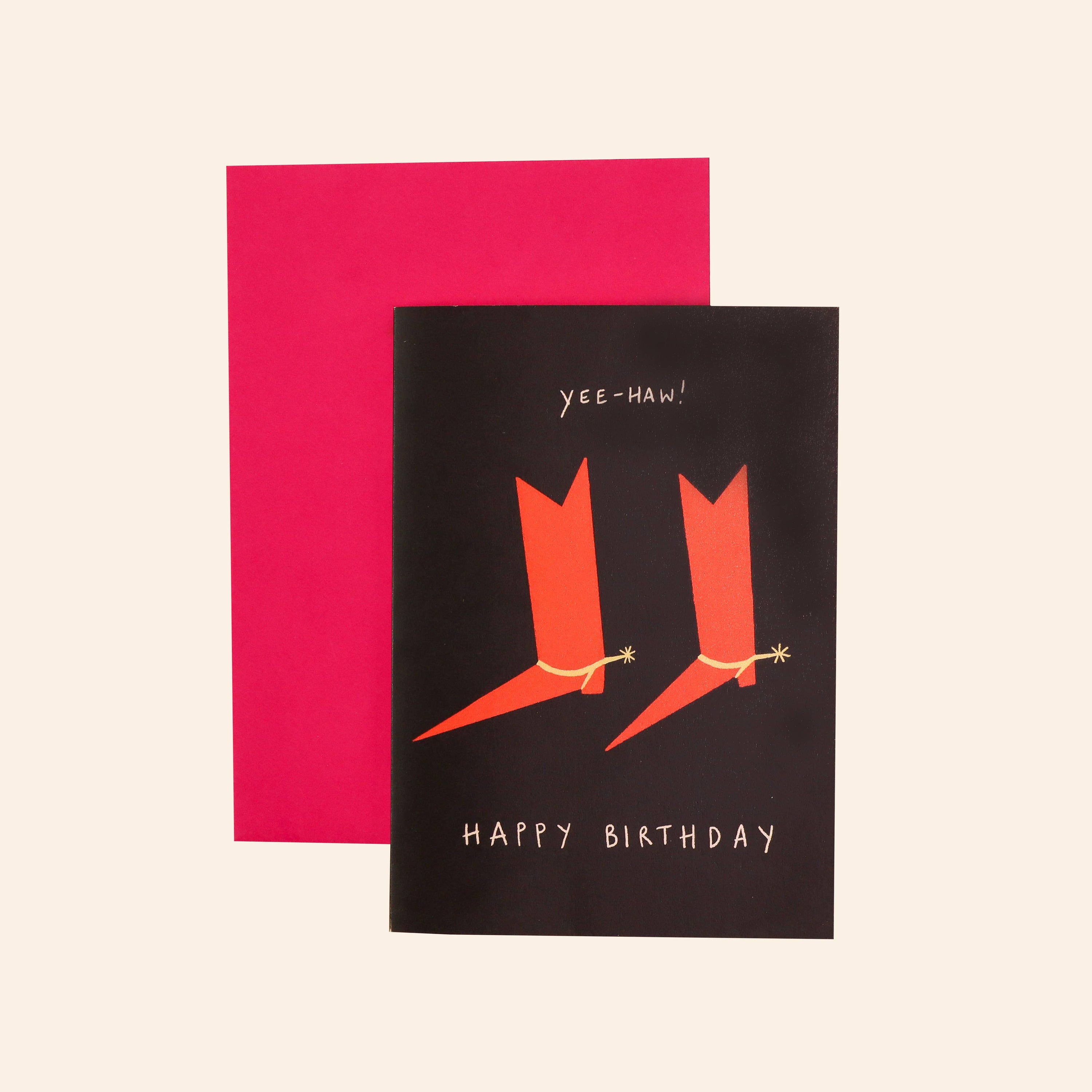 Cowboy Boots Birthday Card | Cowgirl Card | Happy Birthday
