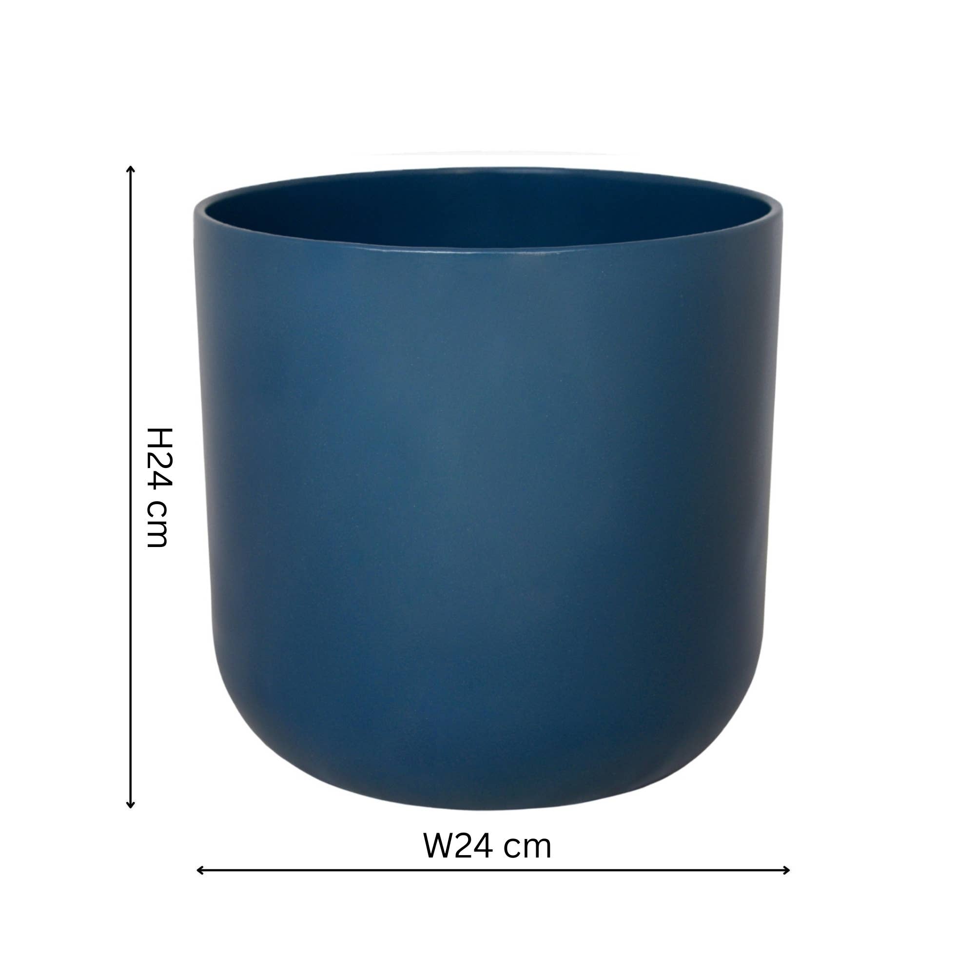 Lisbon Ceramic Indoor Planter H24cm D24cm