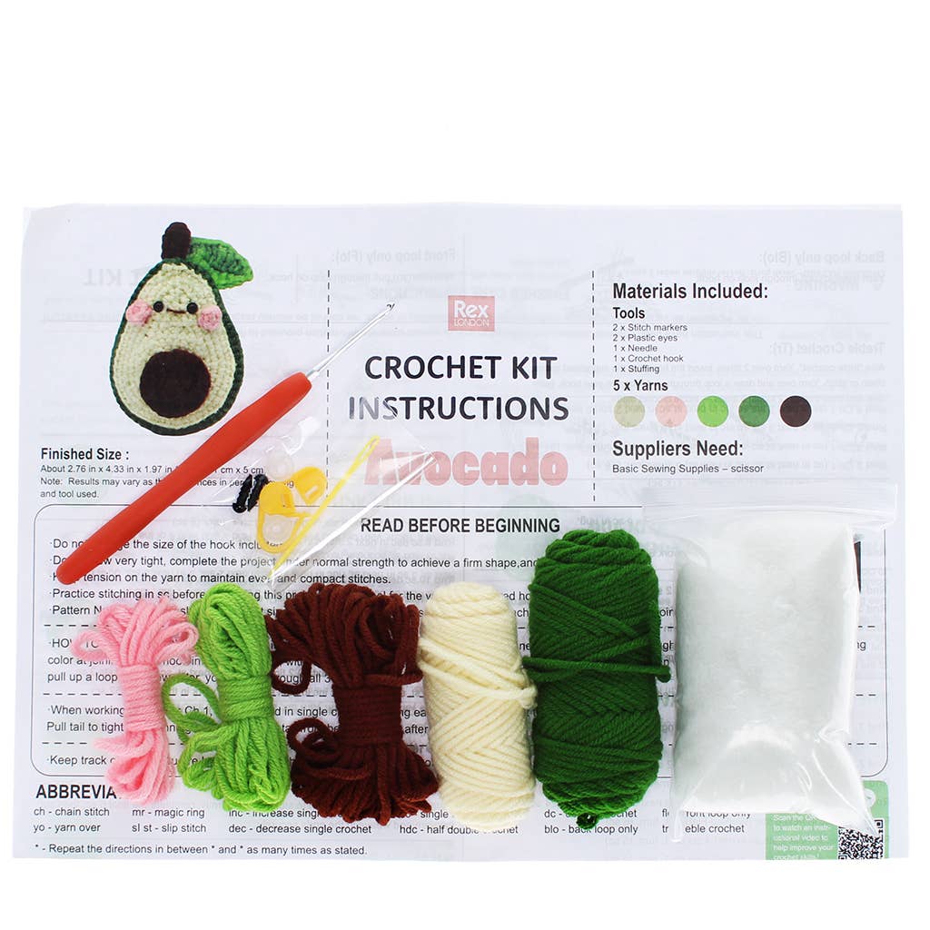Crochet kit - Avocado