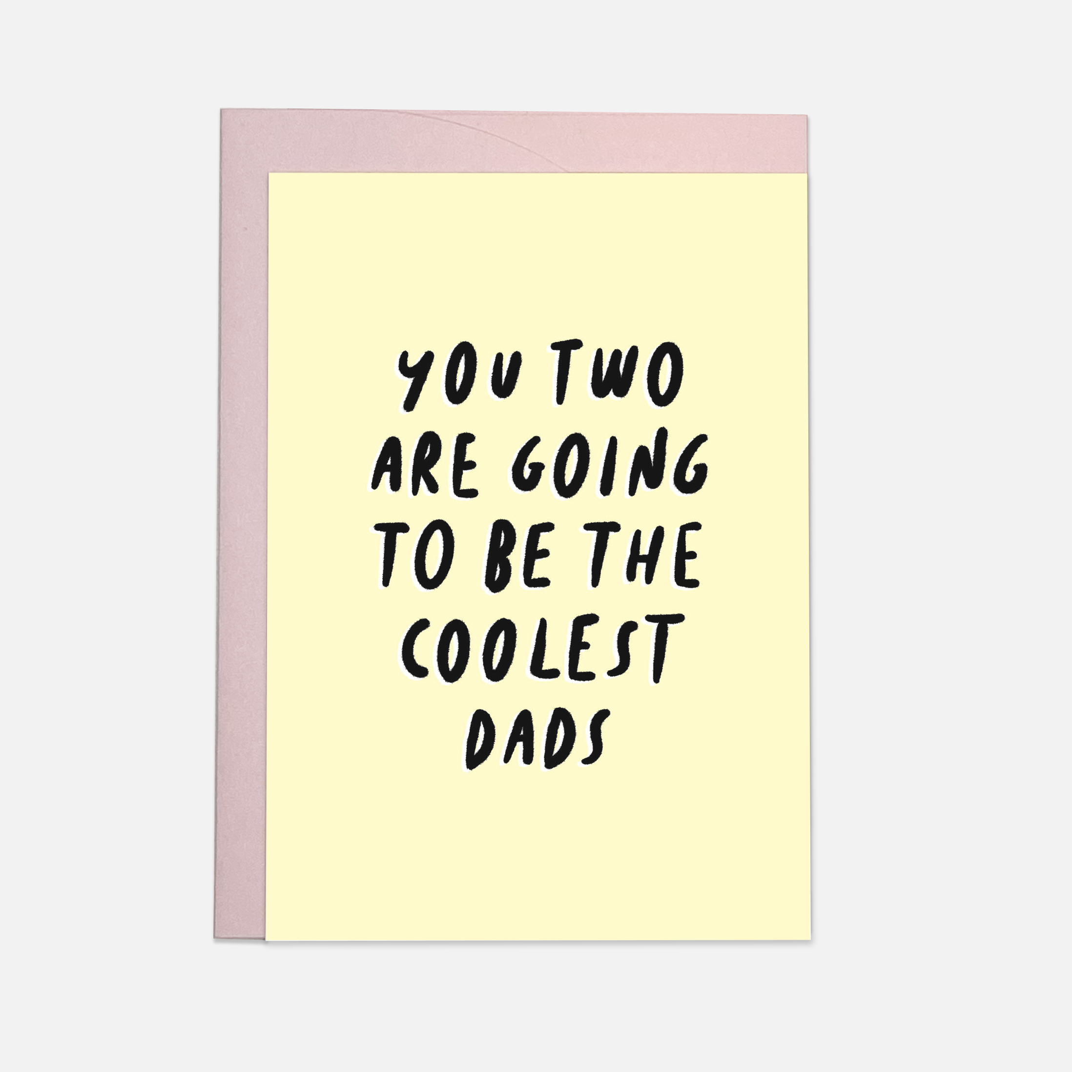 Coolest parents greeting card