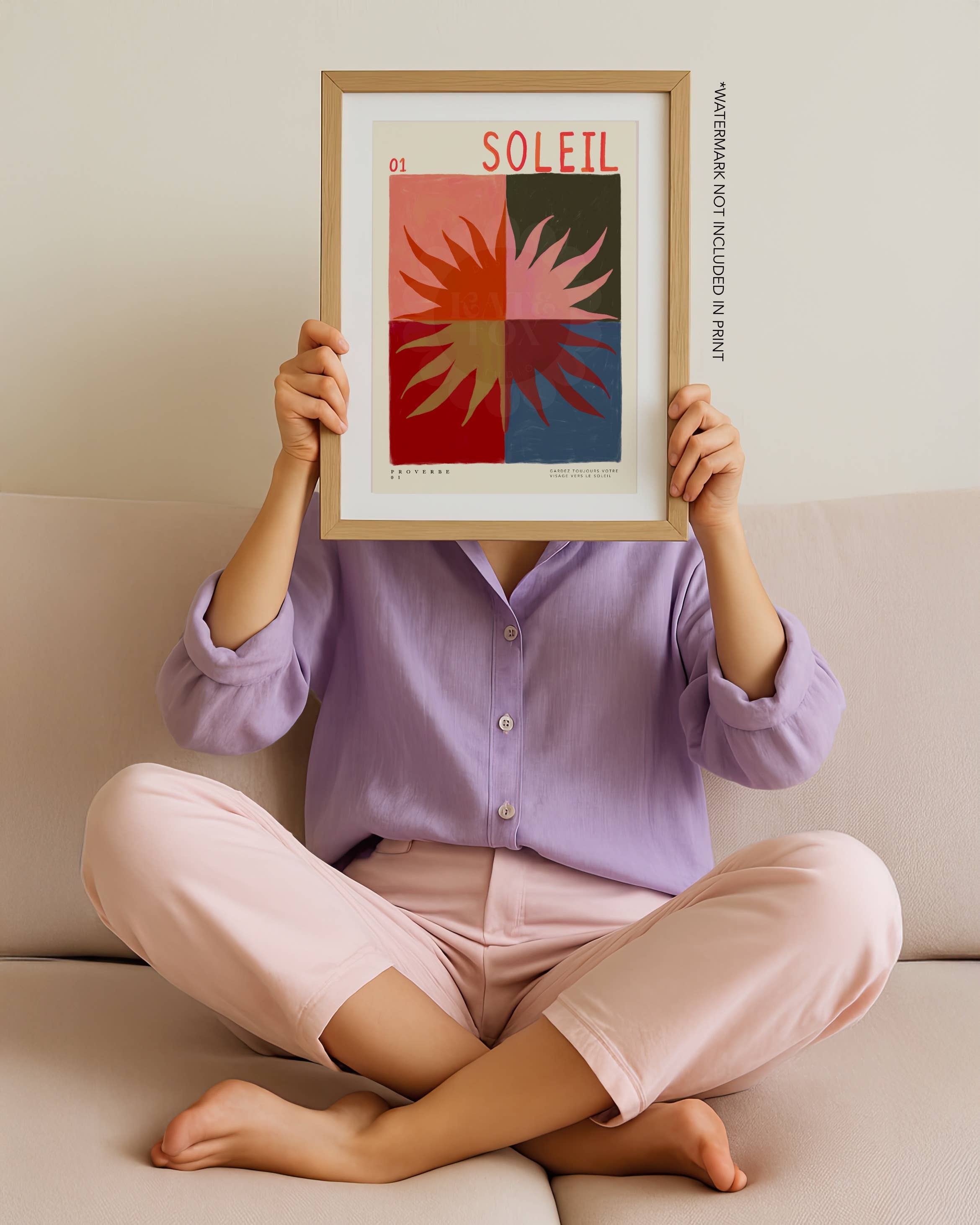 Autumn Sun, Art Print, Colourful Art, Fun Art, Home Decor