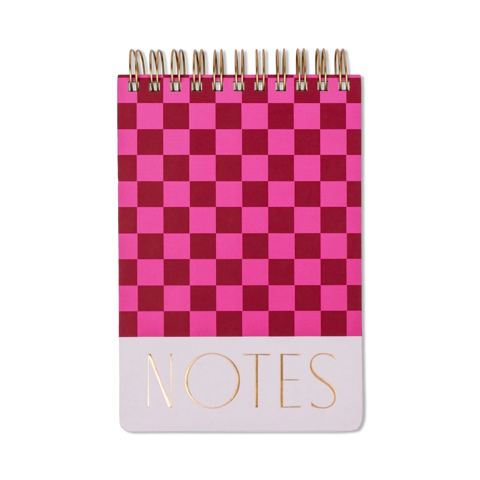 Designworks Ink Large Chunky Notepad - Burgundy + Pink
