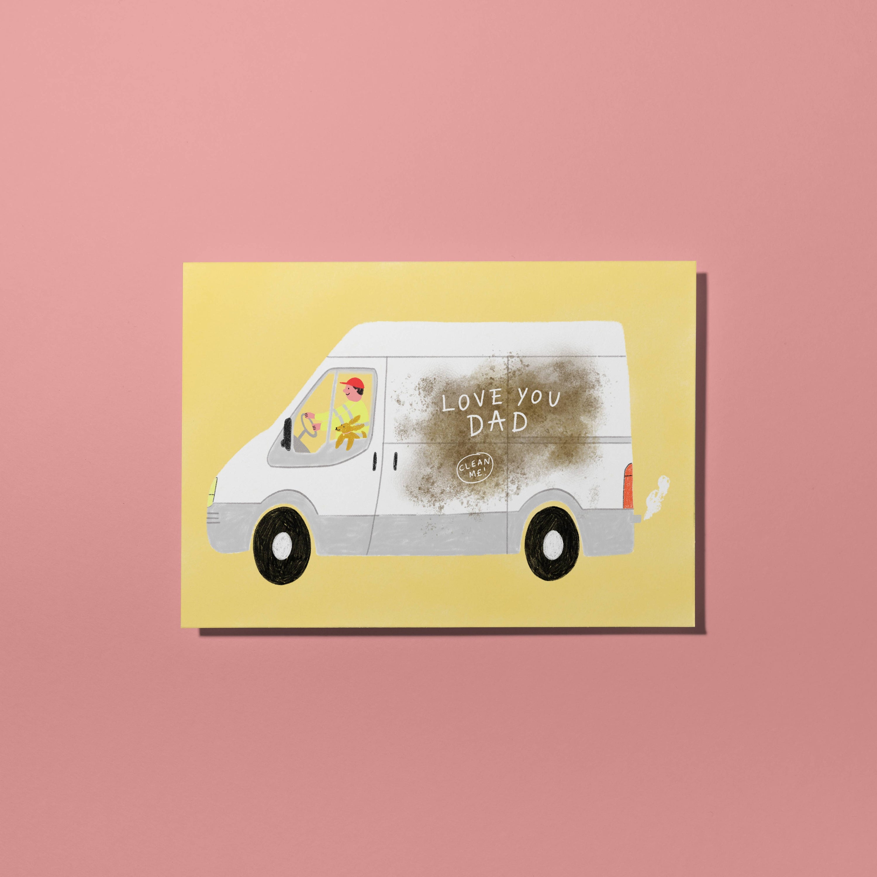 Van Driver Dad Card | Father's Day Card | Tradesman Builder