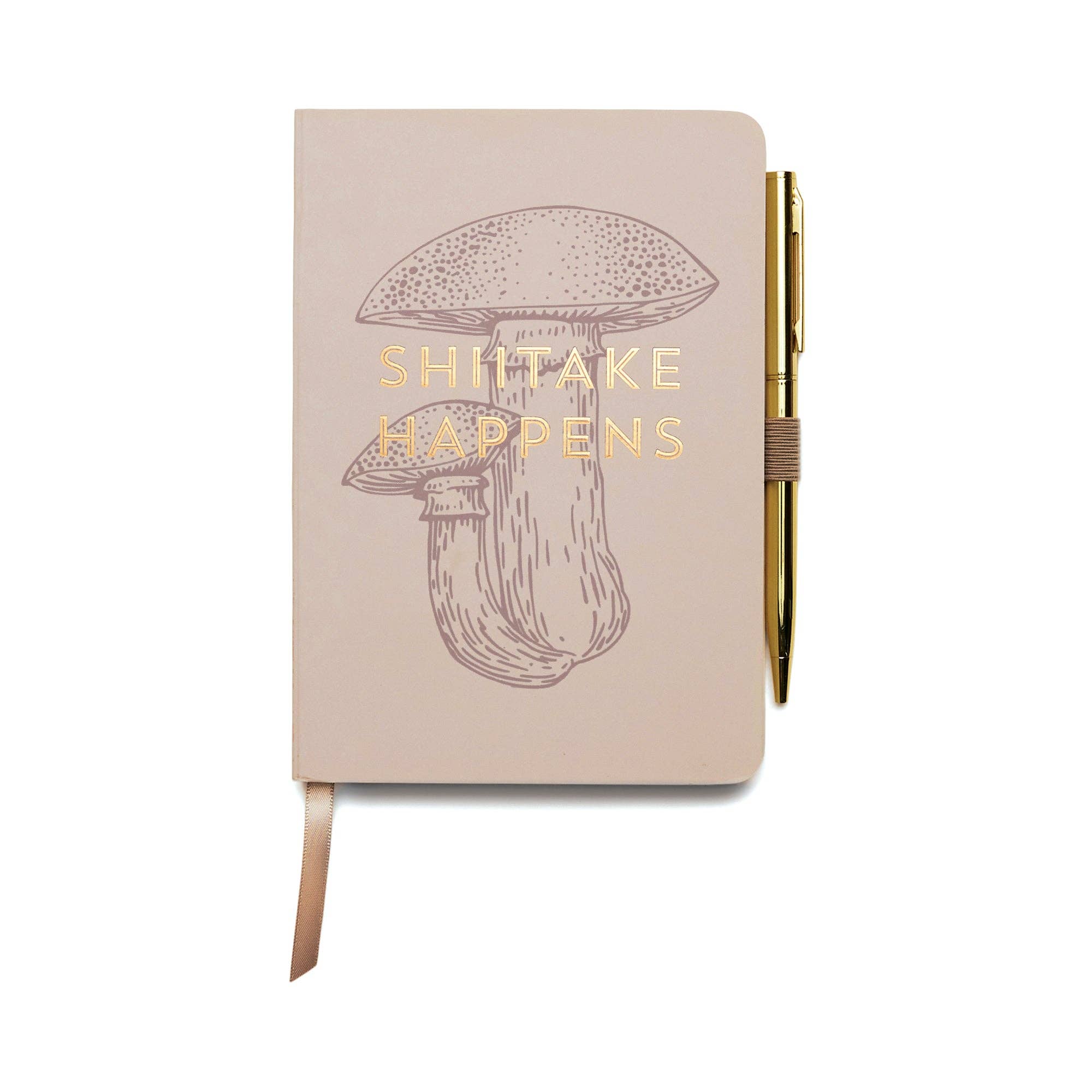 Designworks Ink Vintage Sass Notebook+Pen - Shiitake Happens