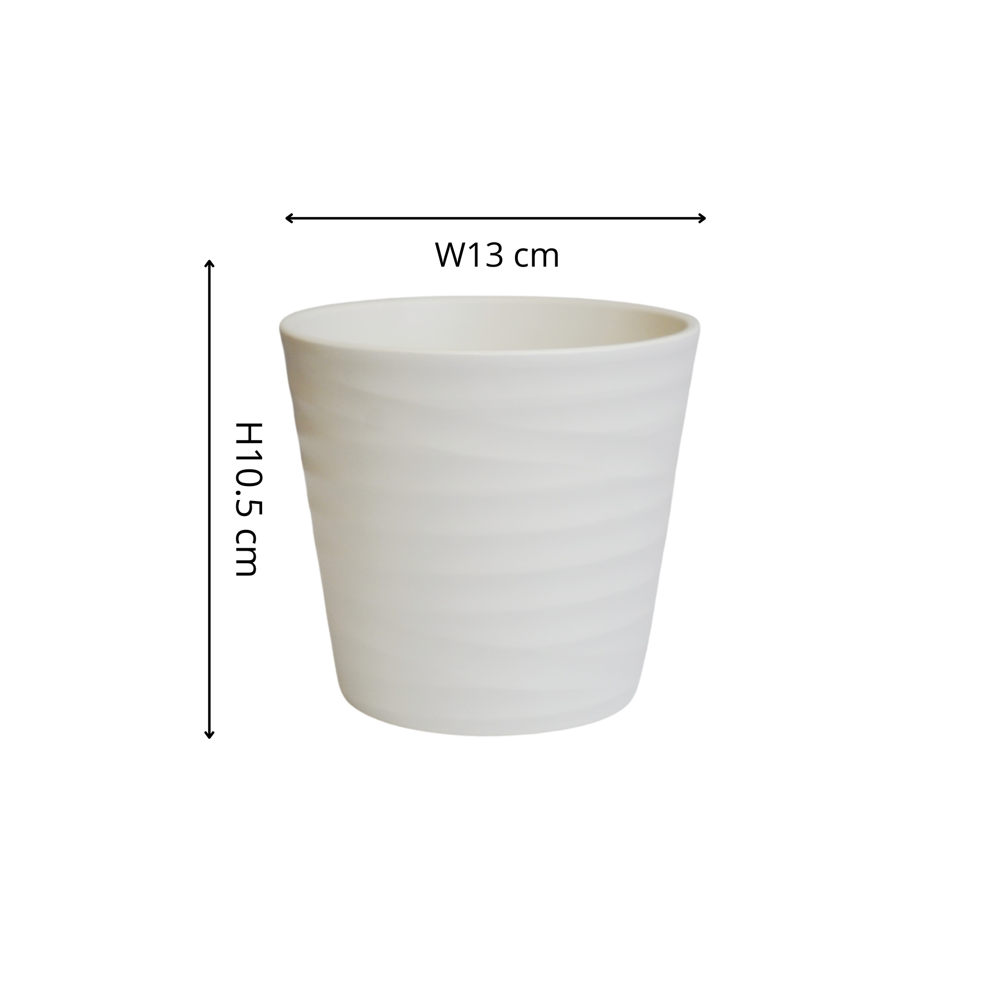 Oslo Taper Planter H10.5cm D13cm