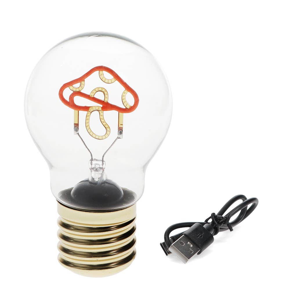 USB rechargeable light bulb lamp - Mushroom