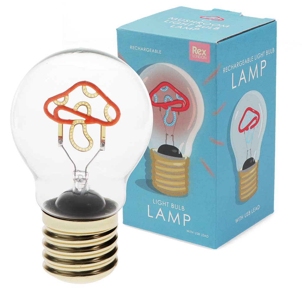 USB rechargeable light bulb lamp - Mushroom