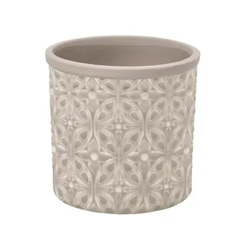 Glazed Pot - Porto Small Grey