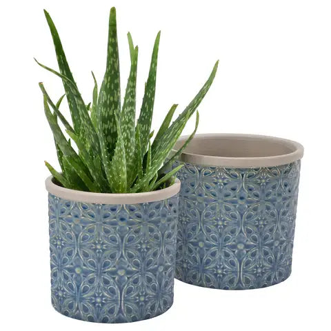 Glazed Pot - Porto Small Dark Blue