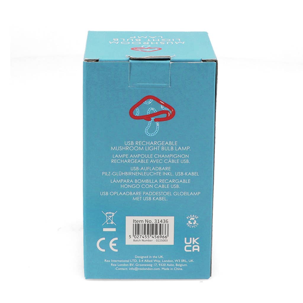 USB rechargeable light bulb lamp - Mushroom
