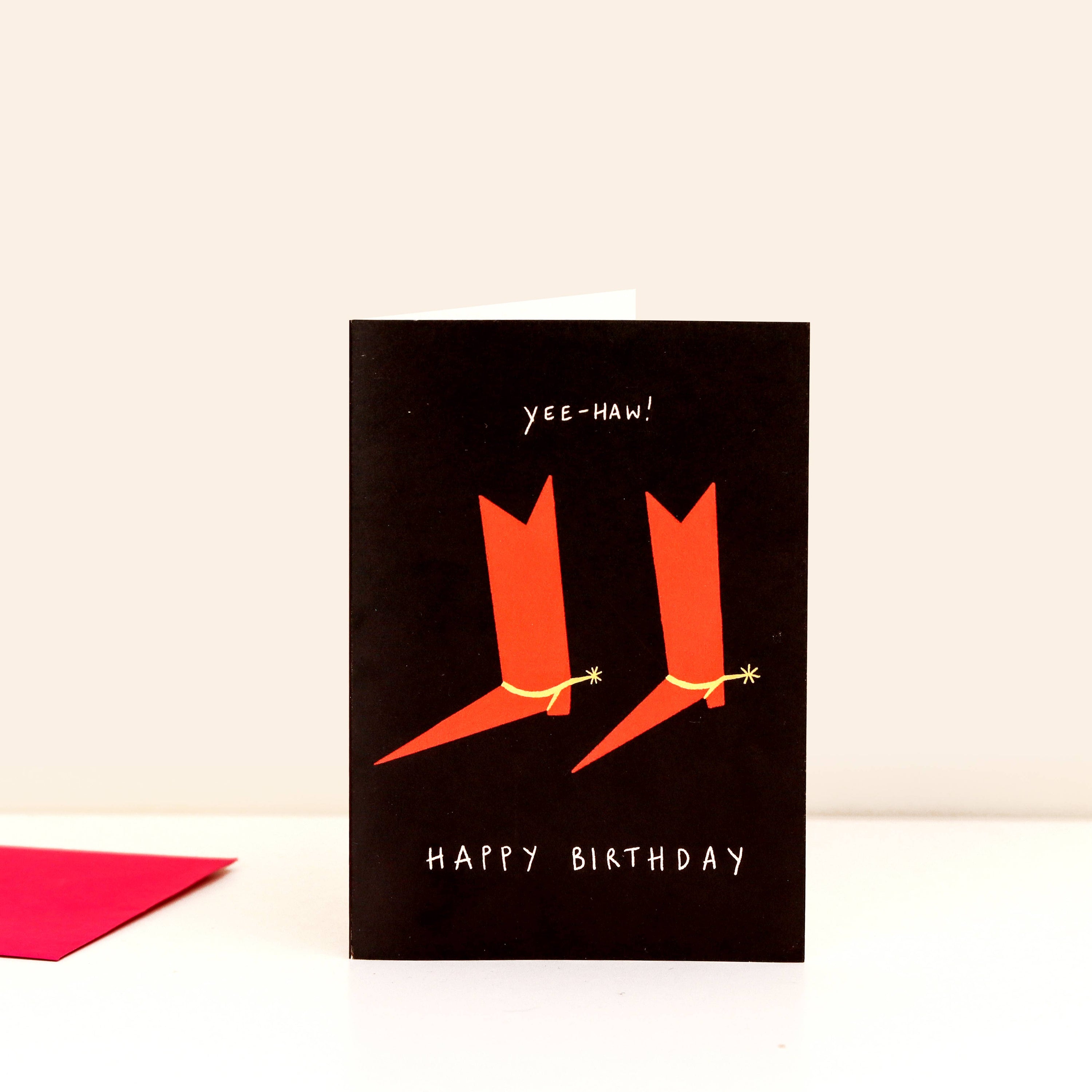 Cowboy Boots Birthday Card | Cowgirl Card | Happy Birthday