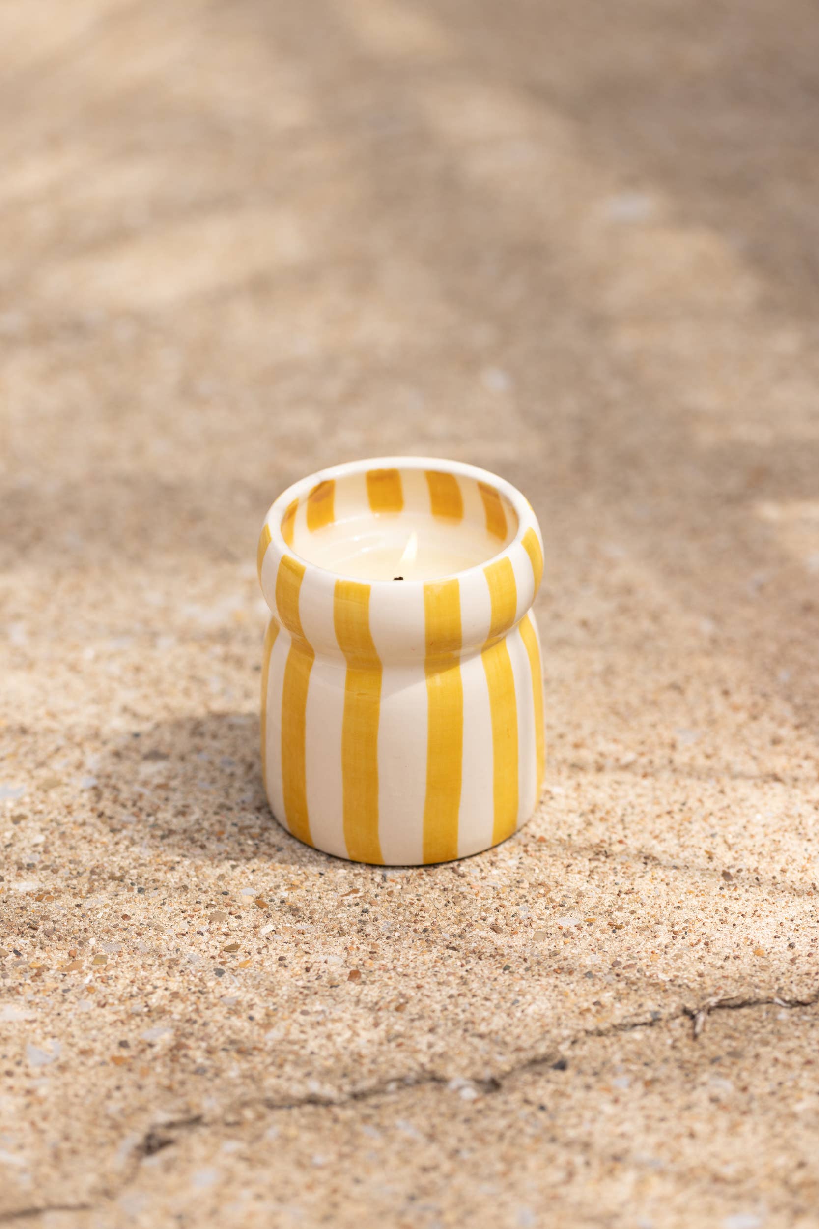 Paddywax Cabana Ochre Ceramic Candle - Gold Coast