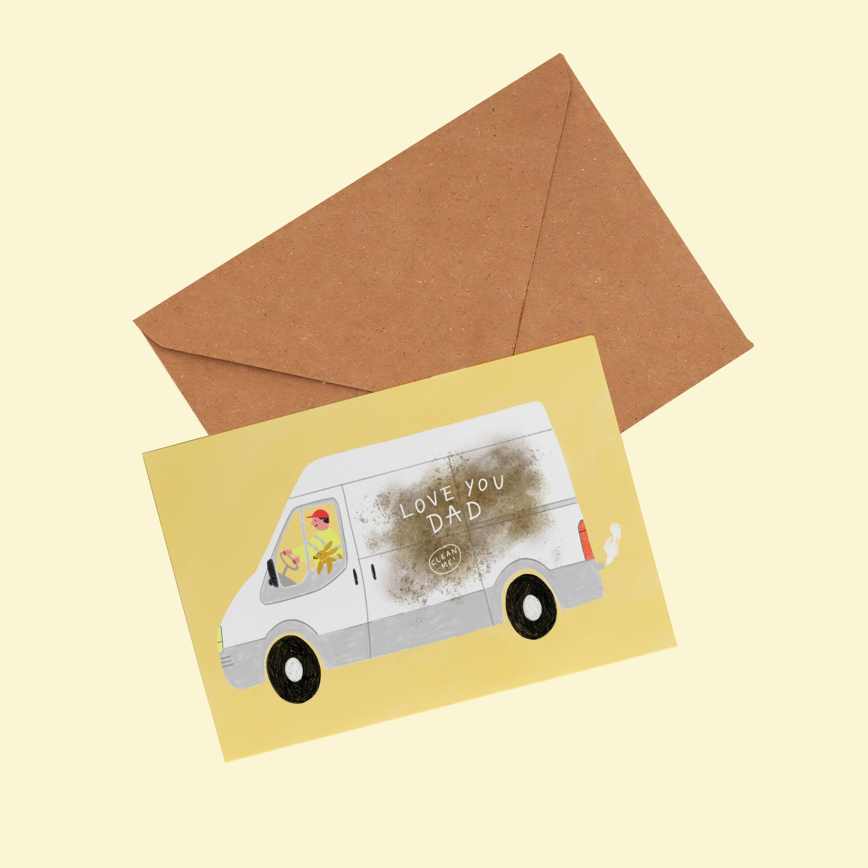 Van Driver Dad Card | Father's Day Card | Tradesman Builder