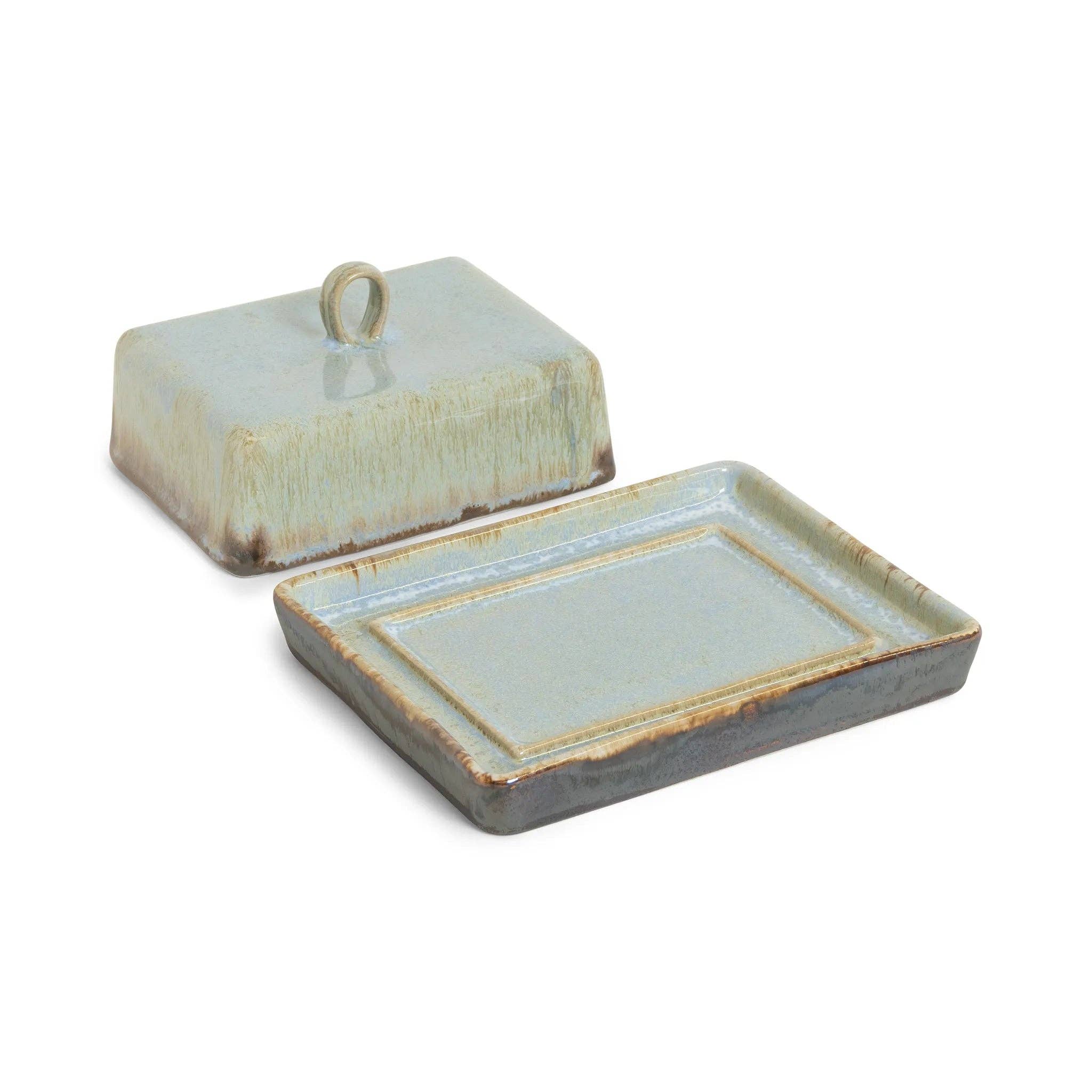 Topaz Butter Dish
