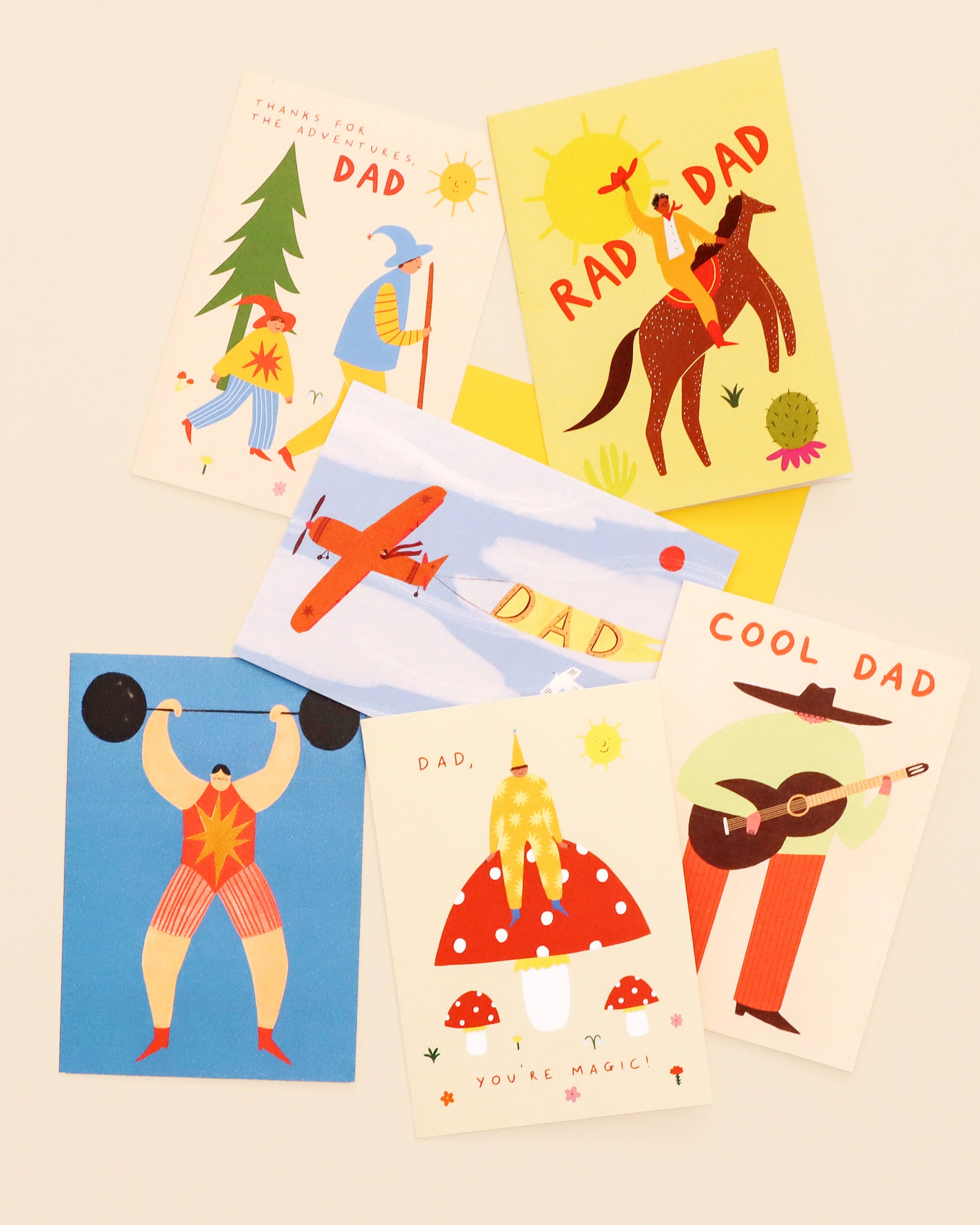 Rad Dad Card | Cowboy Card | Dad Birthday | Father's Day