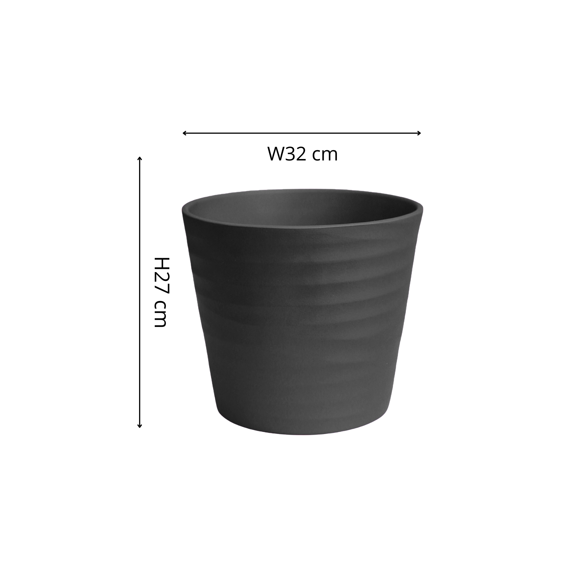 Oslo Taper Planter H27cm D32cm