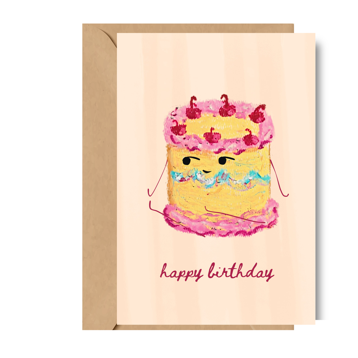 Forever Illustrations - Happy Birthday Cake - A6