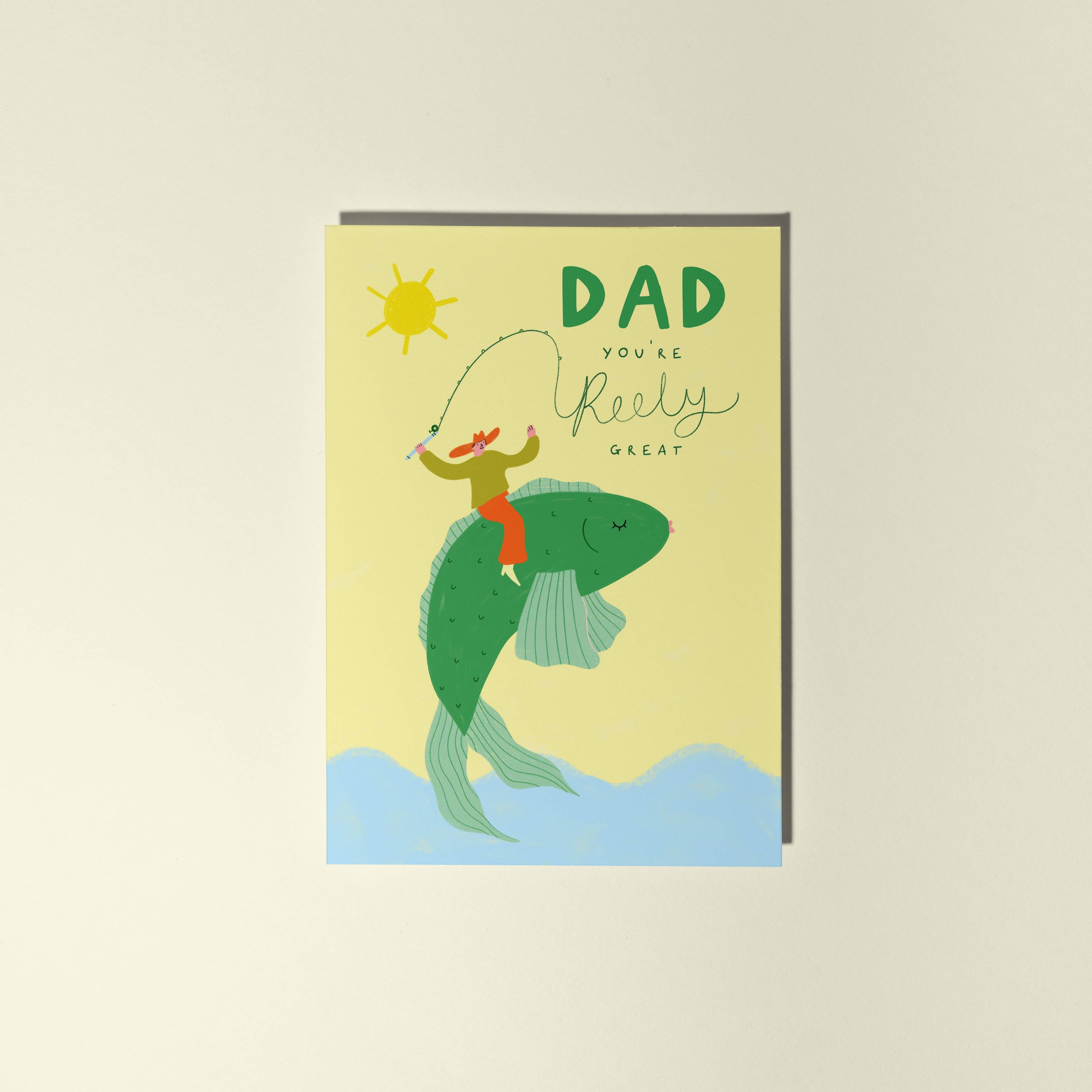 Reely Great Fishing Dad Card | Fisherman Father's Day Card