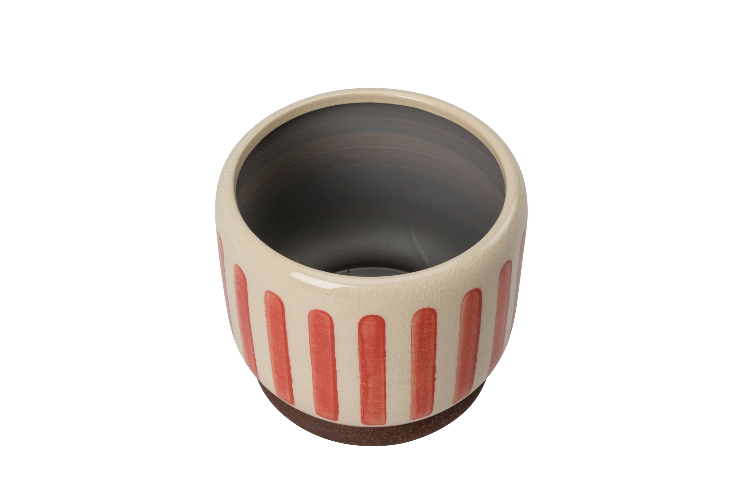 NEW Collectors Indoor Pot 16cm Red Stripe