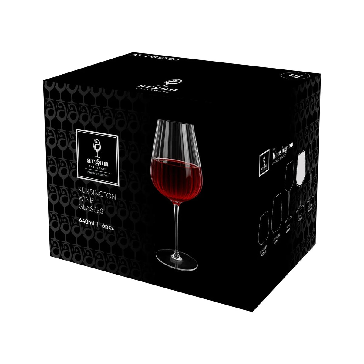 Kensington Optic Crystal Red Wine Glass - 640ml