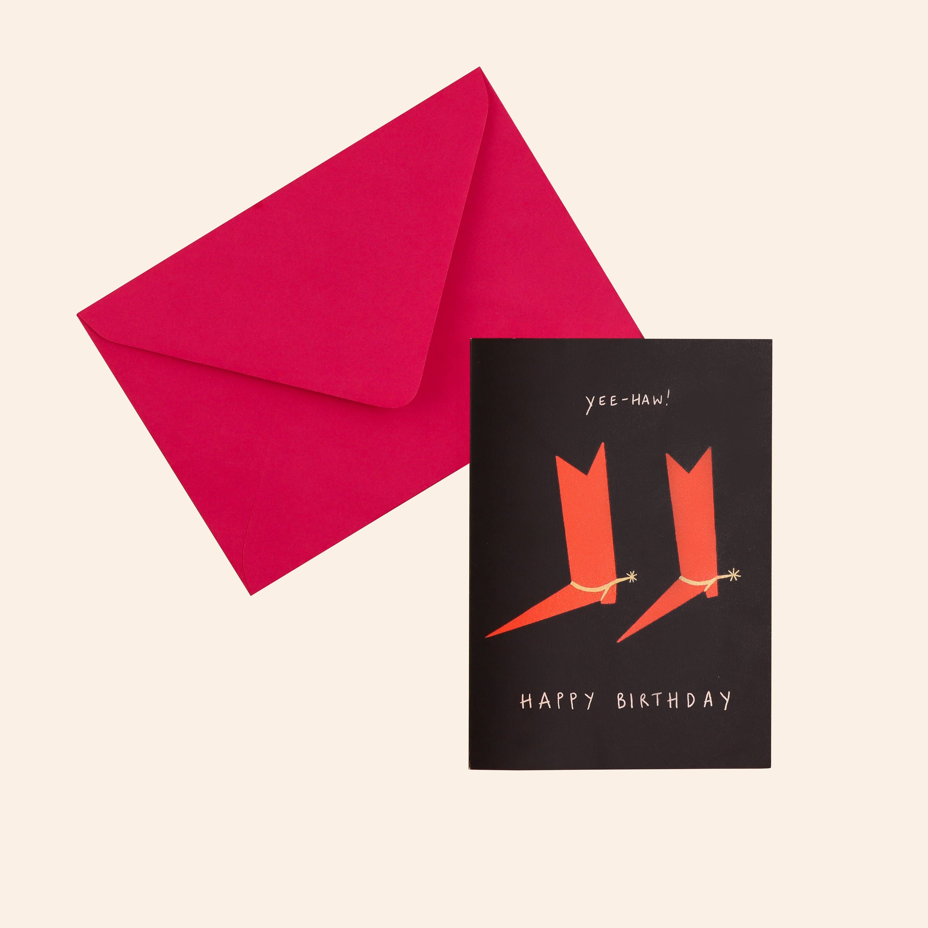 Cowboy Boots Birthday Card | Cowgirl Card | Happy Birthday