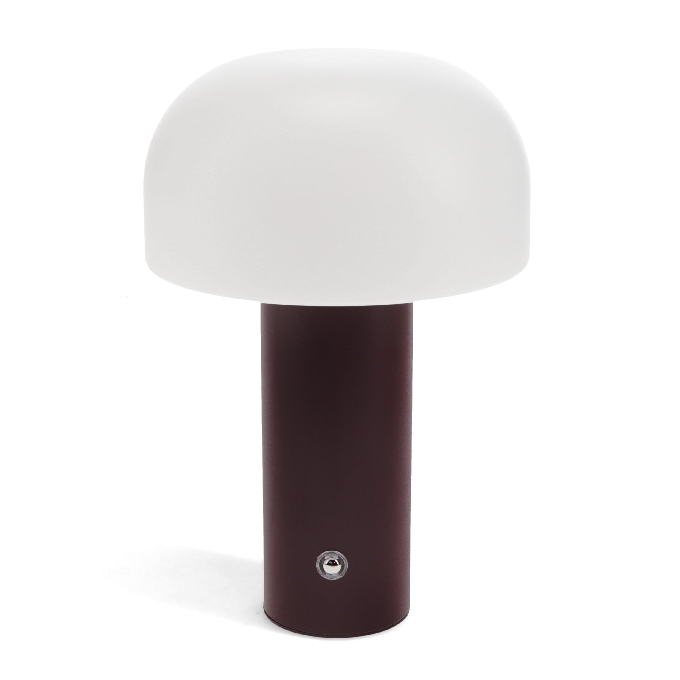 USB Rechargeable Mushroom Touch Lamp - Brown