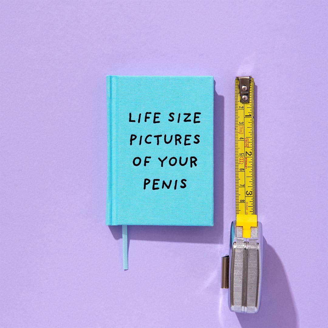 Pictures of Your Penis A7 Fabric Hardback Notebook (13488)