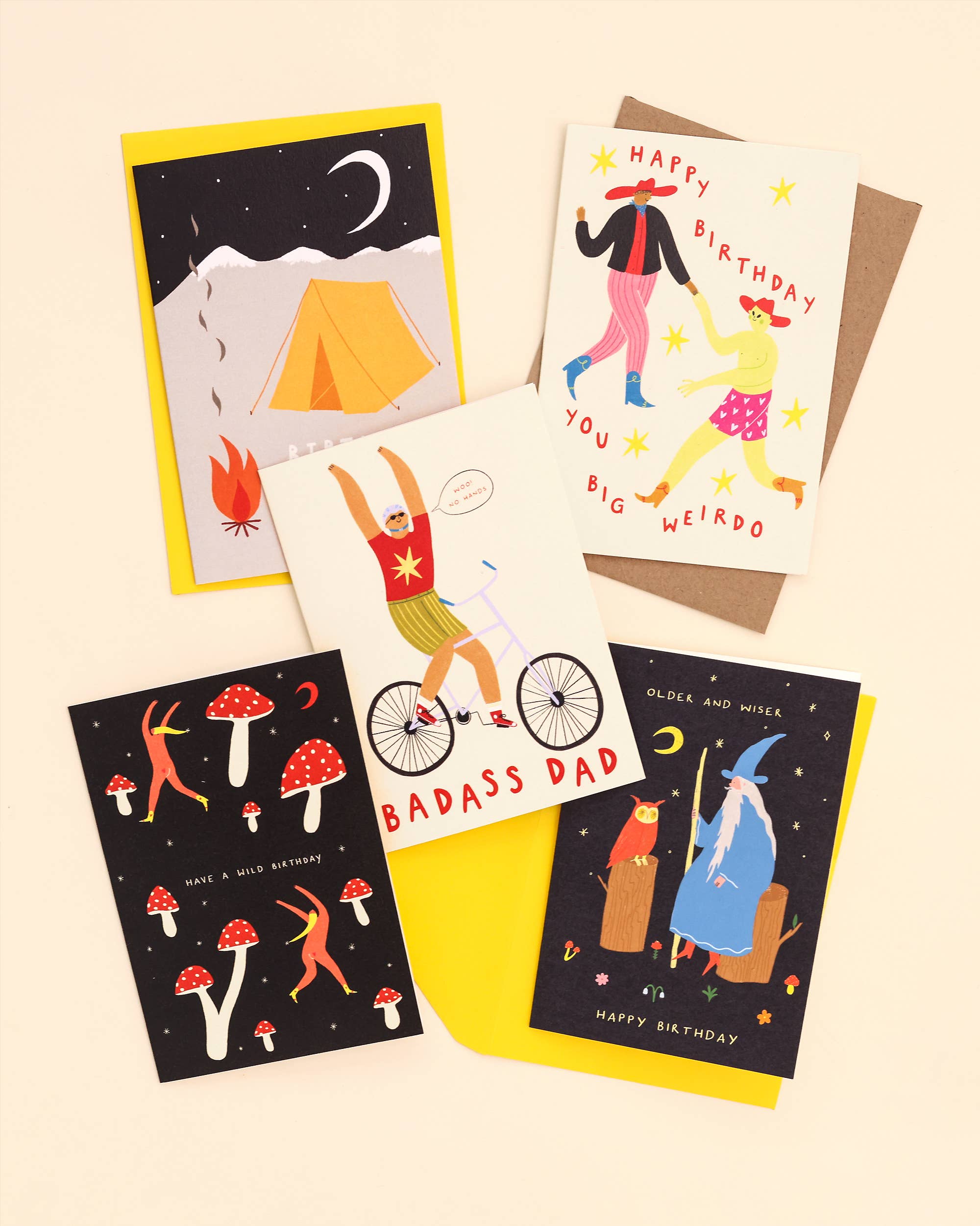 Badass Cyclist Dad Card | Cyclist Father's Day | Outdoorsy