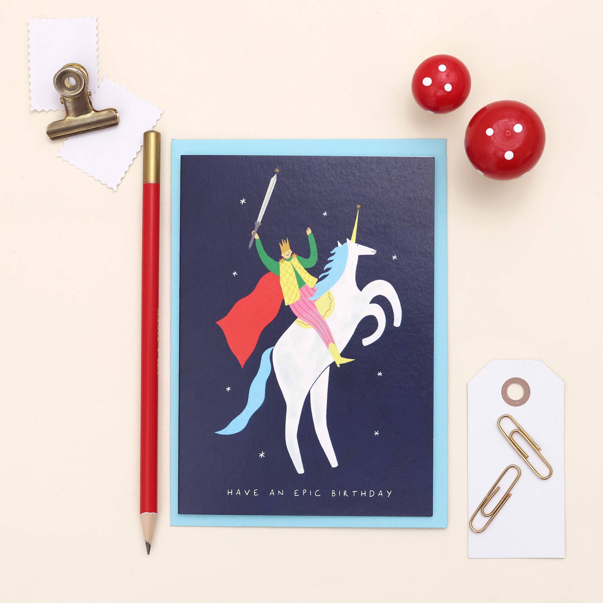 Epic Birthday Card | Fantasy Birthday Card | Unicorn Card