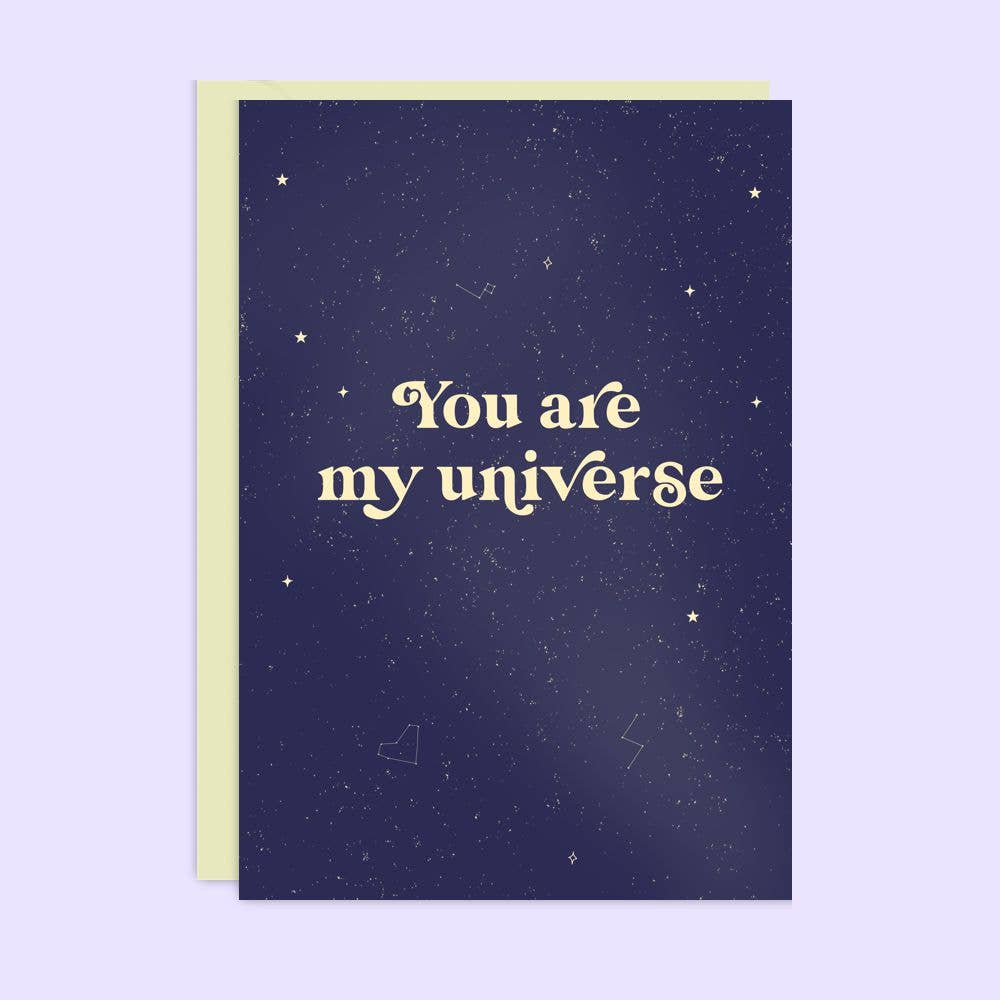 You Are My Universe Card | Love Card | Anniversary Card