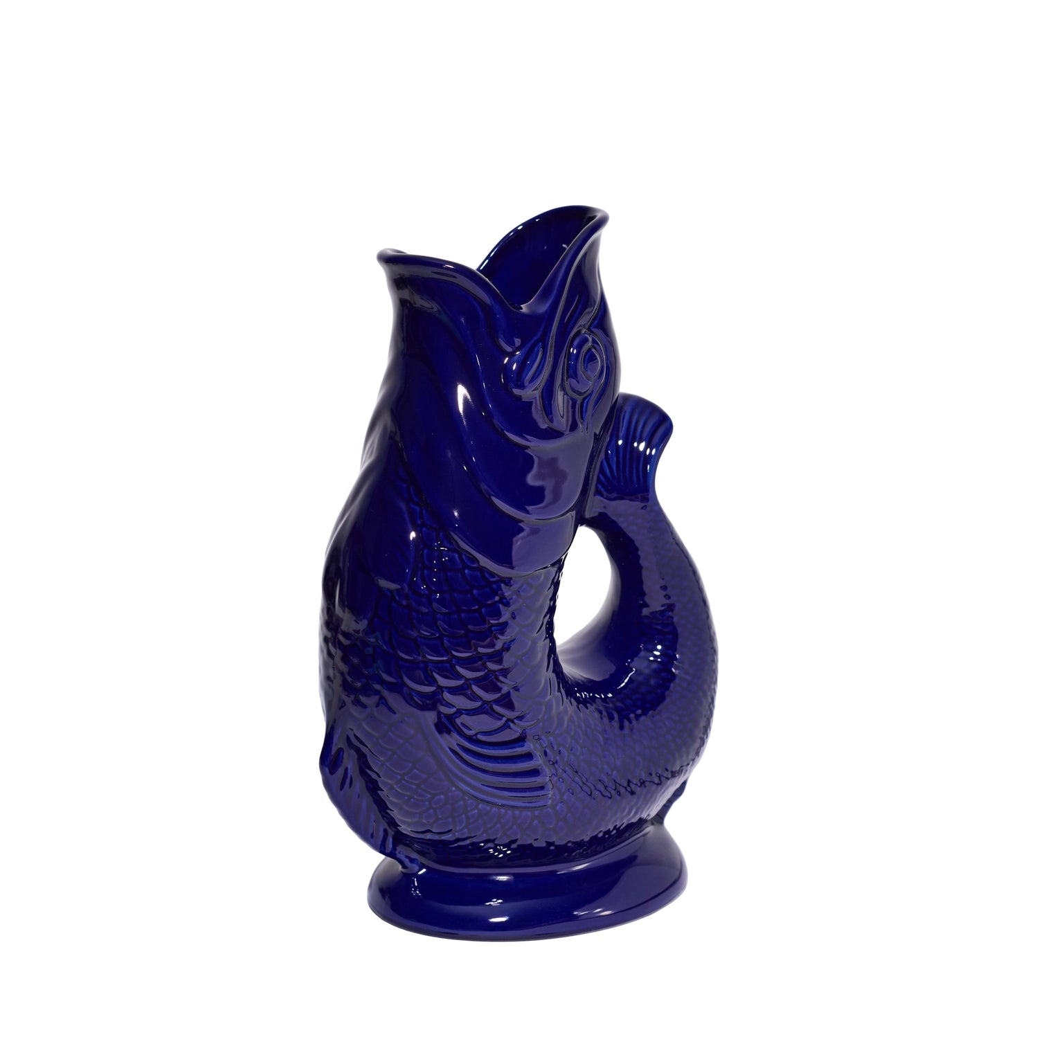 Cobalt Blue Original Gluggle Jug Pitcher Vase
