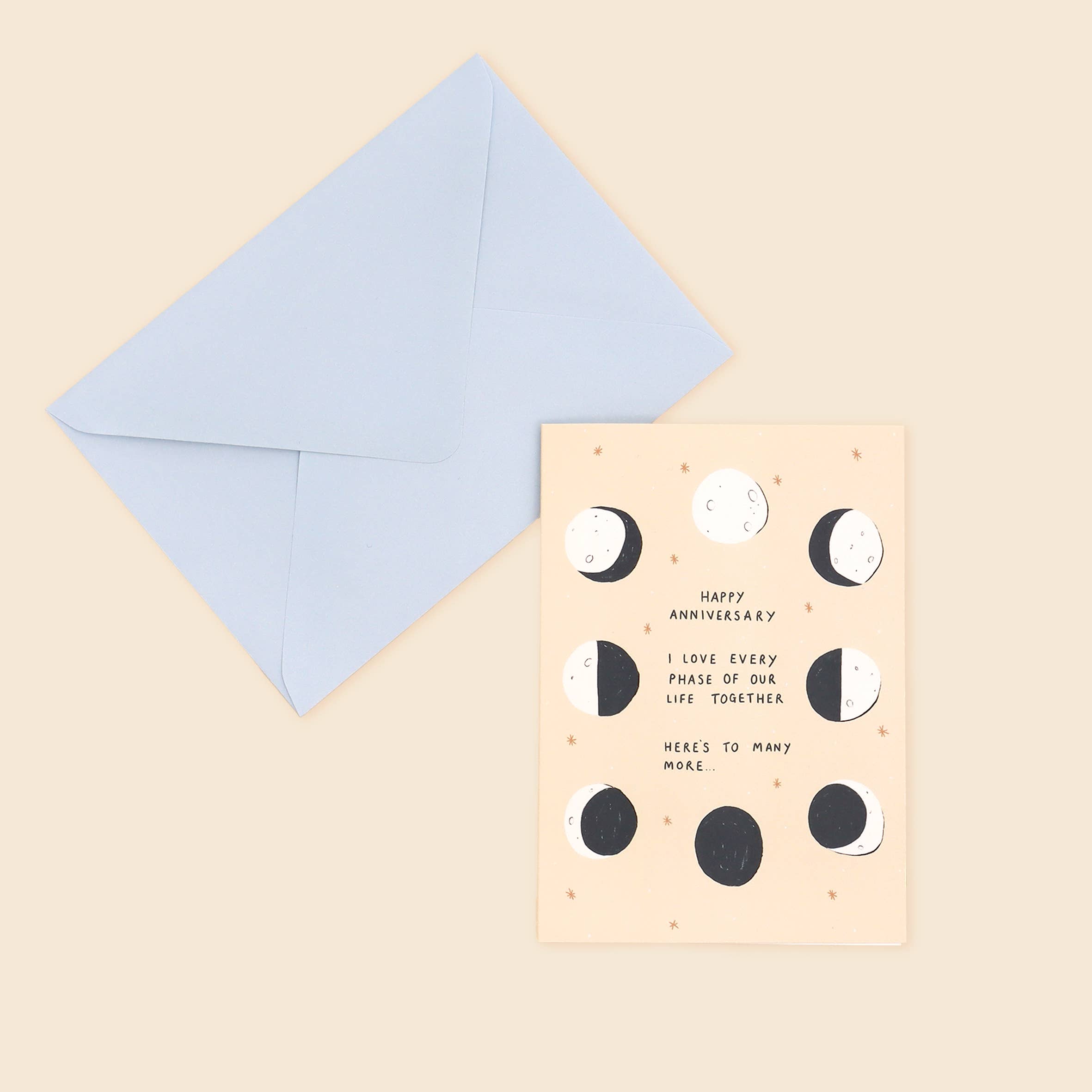 Moon Phase Anniversary Card | Love Card | Anniversary Cards
