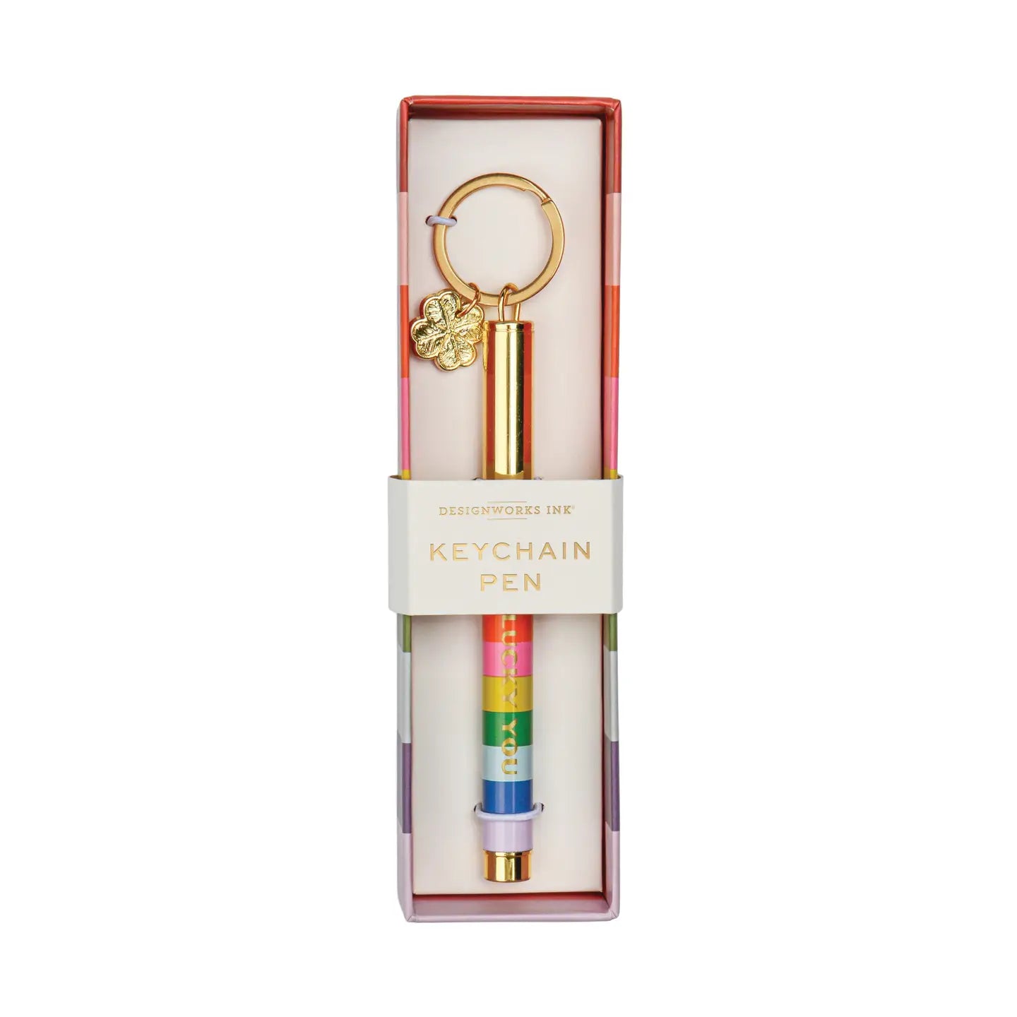 Designworks Ink Pen Keychain - Lucky You