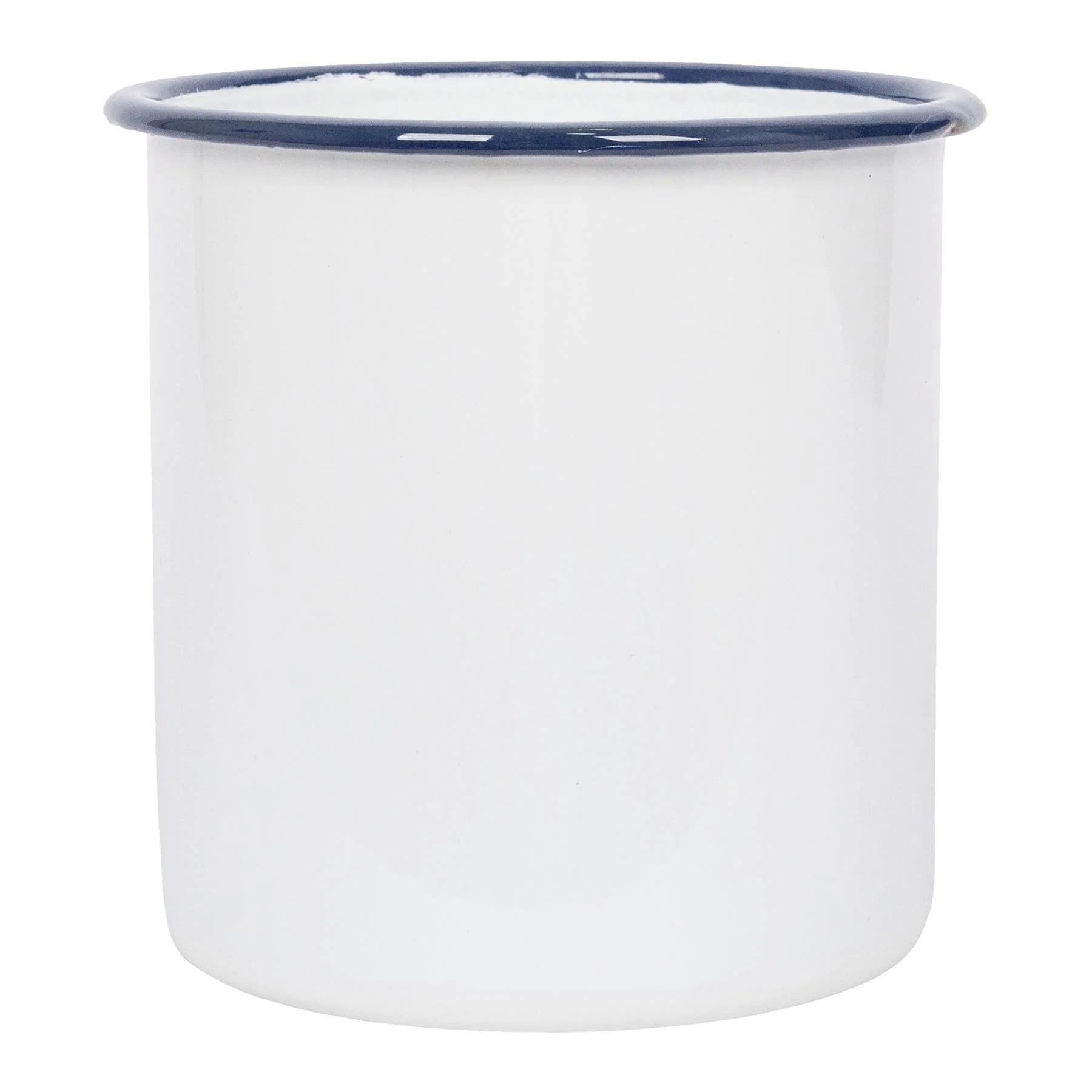 White Enamel Utensil Holder