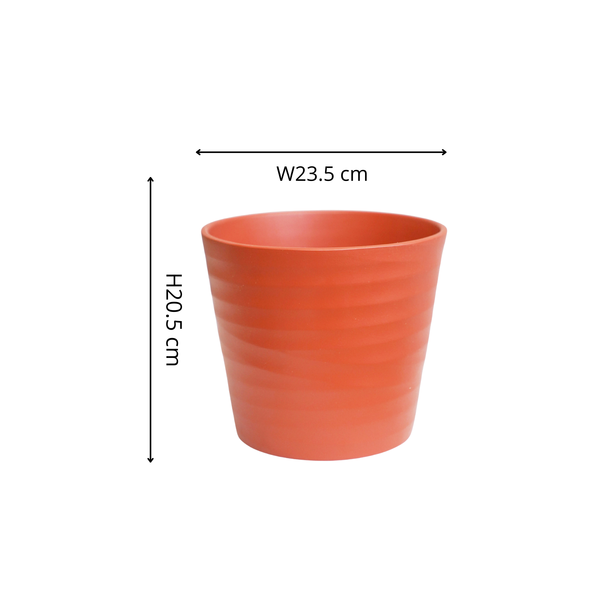Oslo Taper Planter H20.5cm D23.5cm