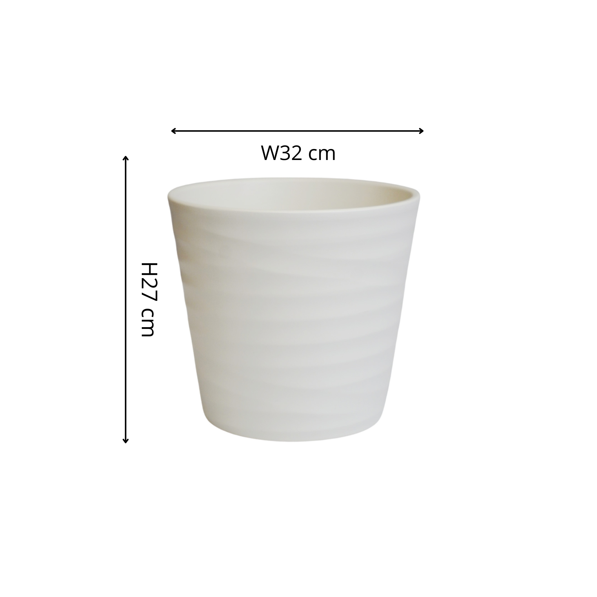 Oslo Taper Planter H27cm D32cm