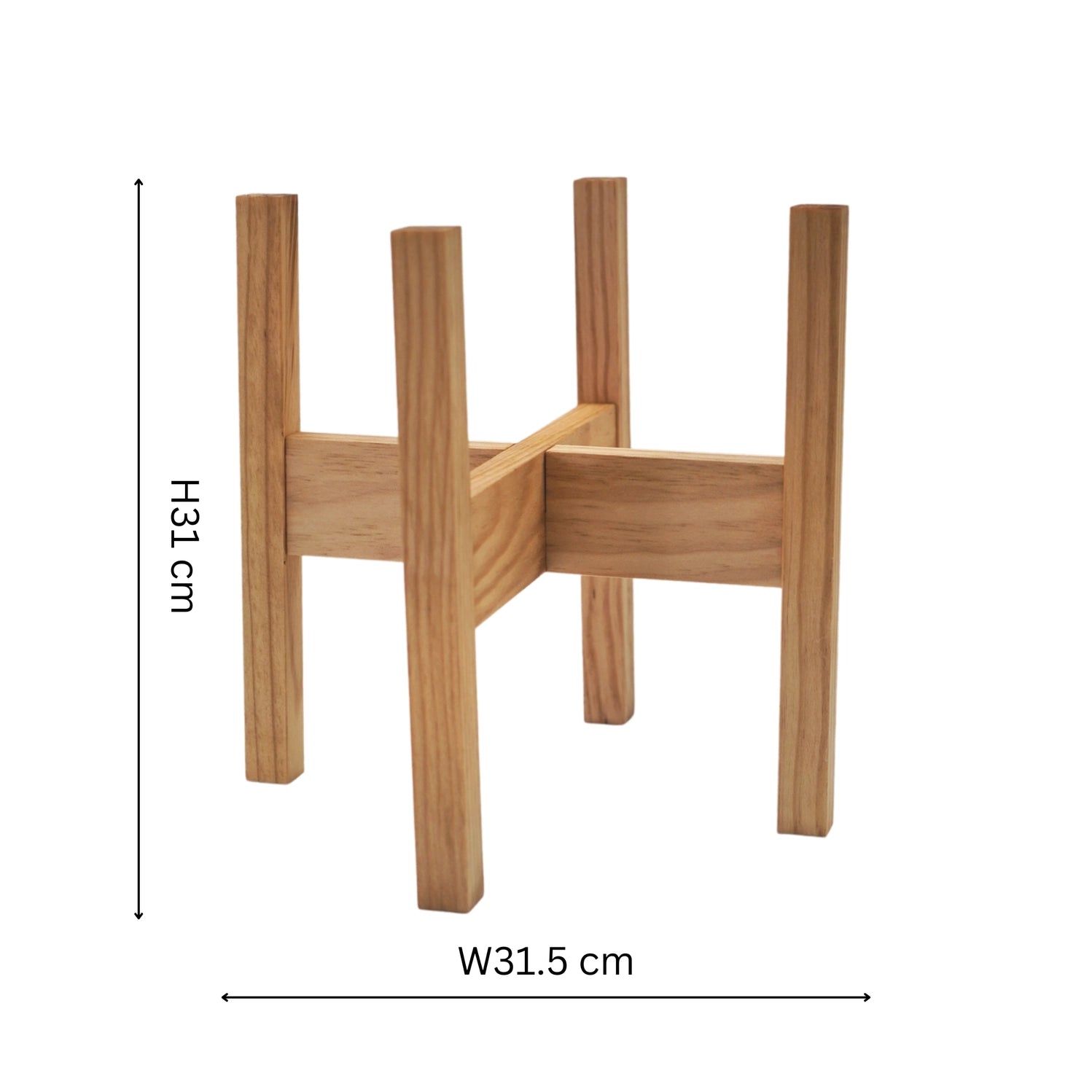 Lisbon Indoor Wooden Plant Stand D31cm