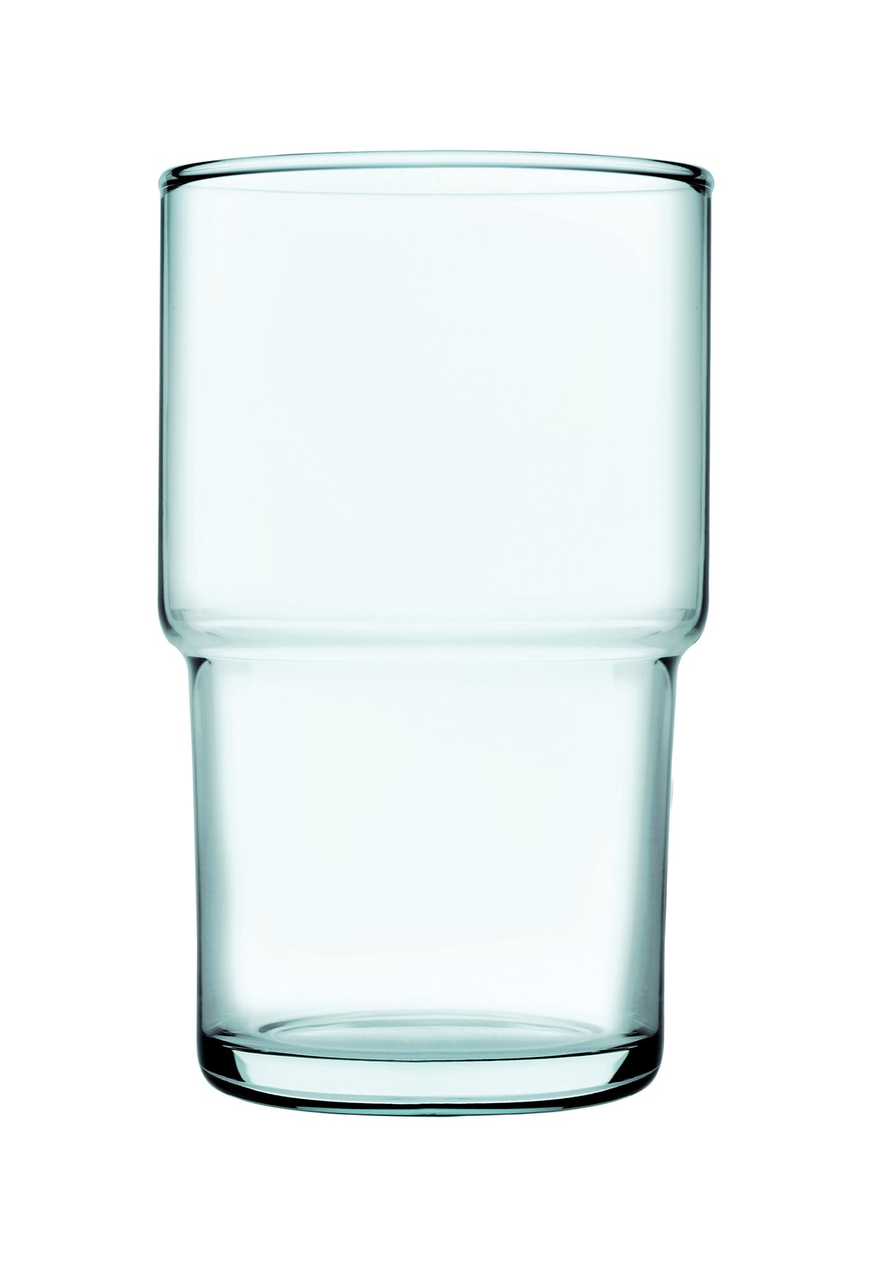 420204 - Pasabahce 440 ml Aware Hill Recycled Glass Stacking Tumblers - Green - Pack of Four