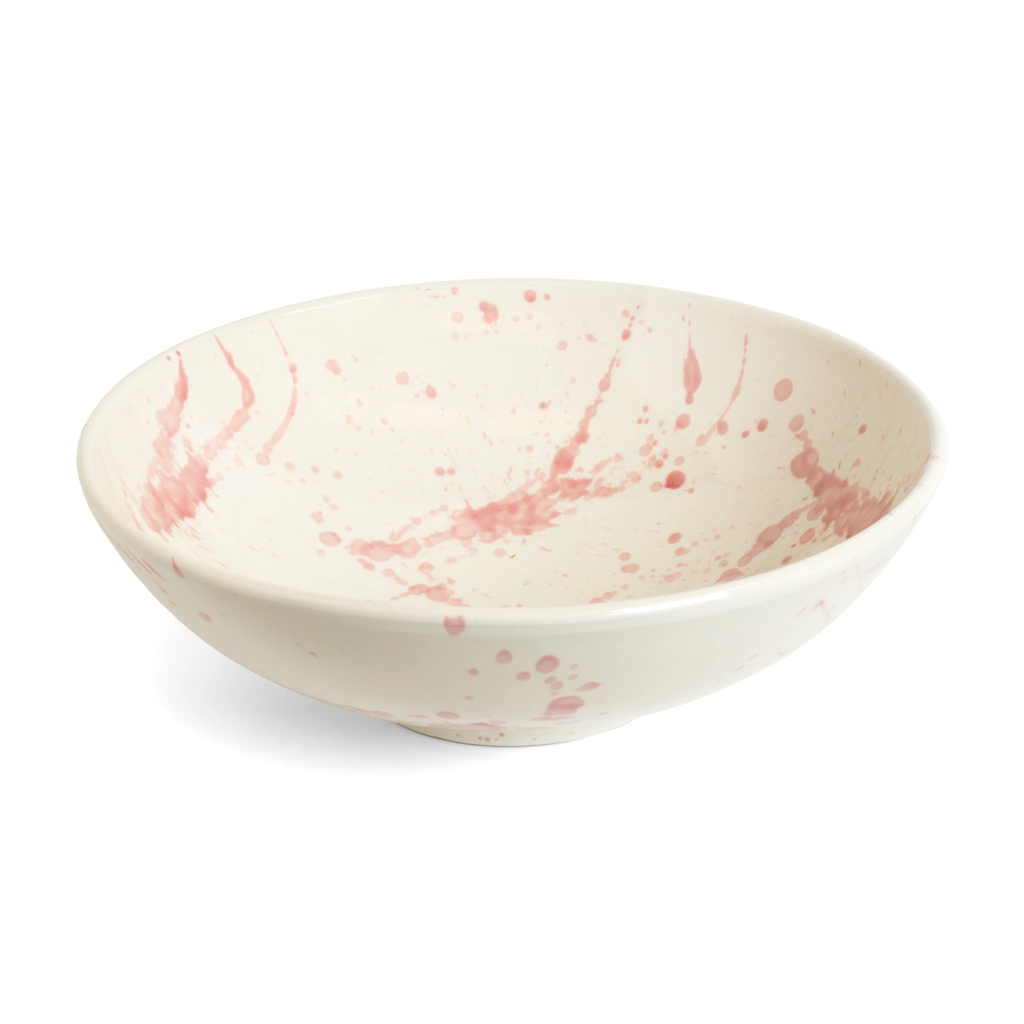 Serving Bowl Rose Splatter