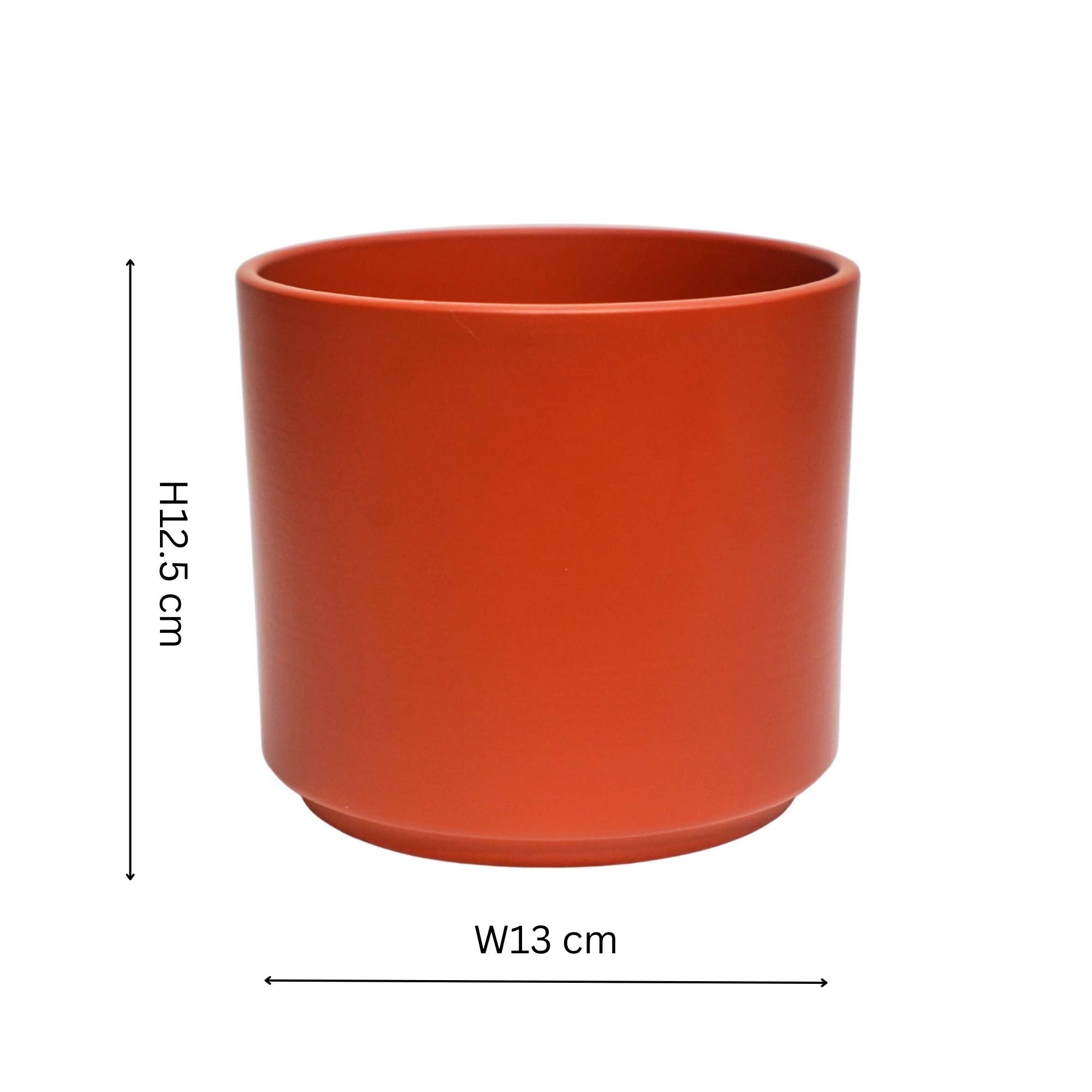 Prague Ceramic Indoor Plant Pot H12.5cm D13cm