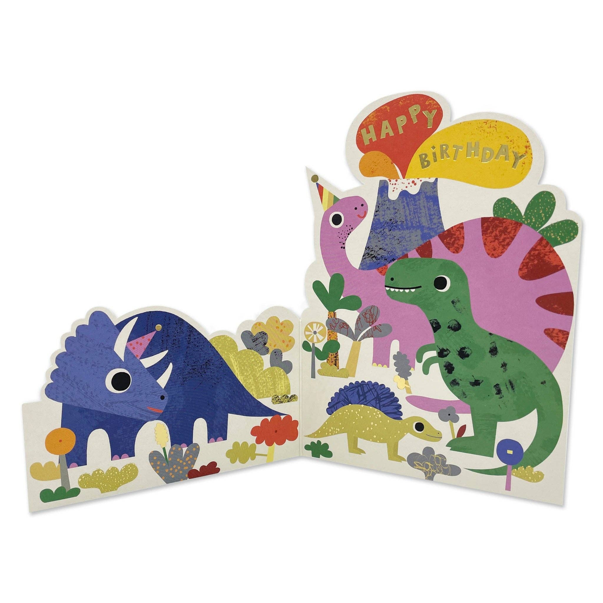 Happy Birthday - Have a dino-mite day childrens card (FAN10)