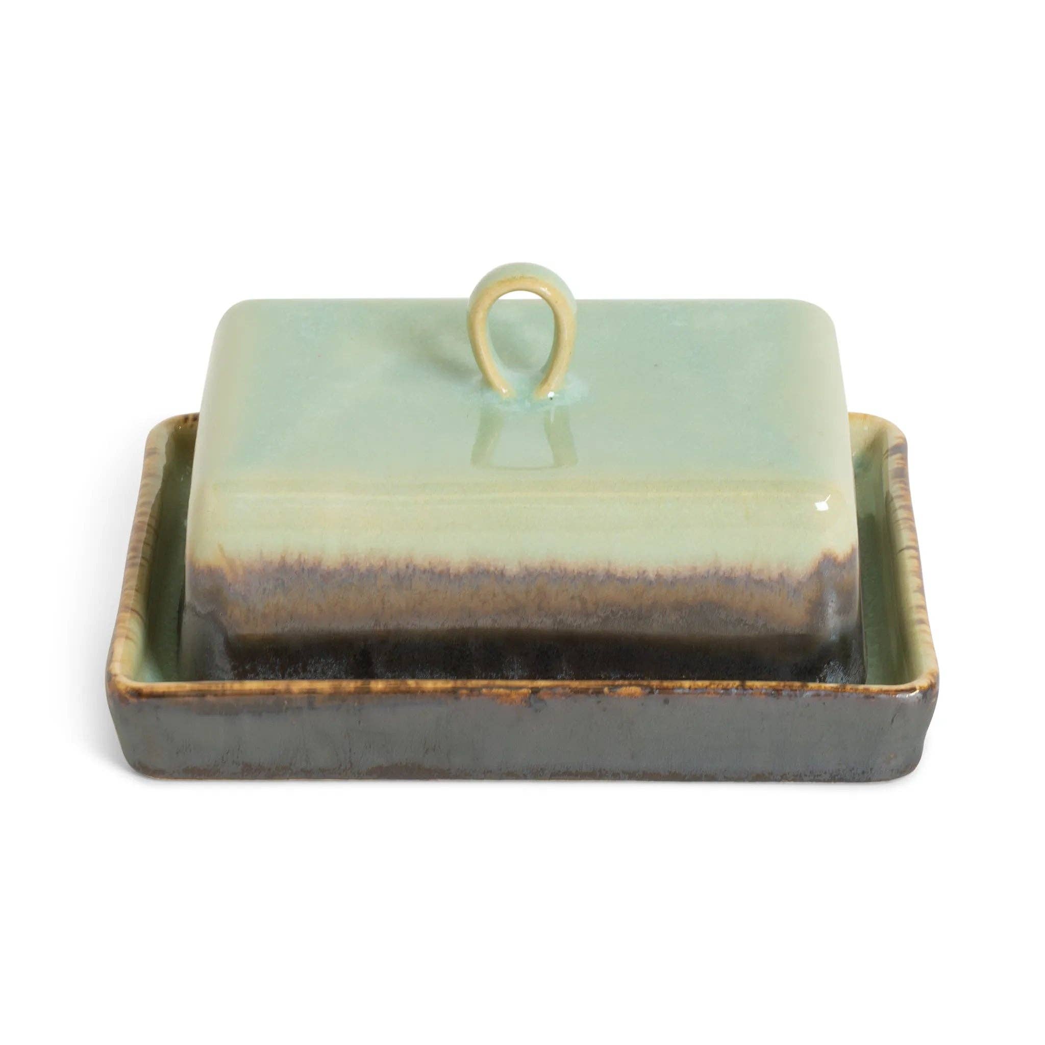 Agate Butter Dish