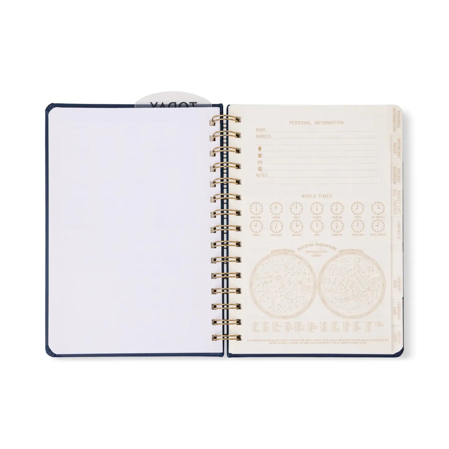 Designworks Ink 2026 Diary - Live By the Sun