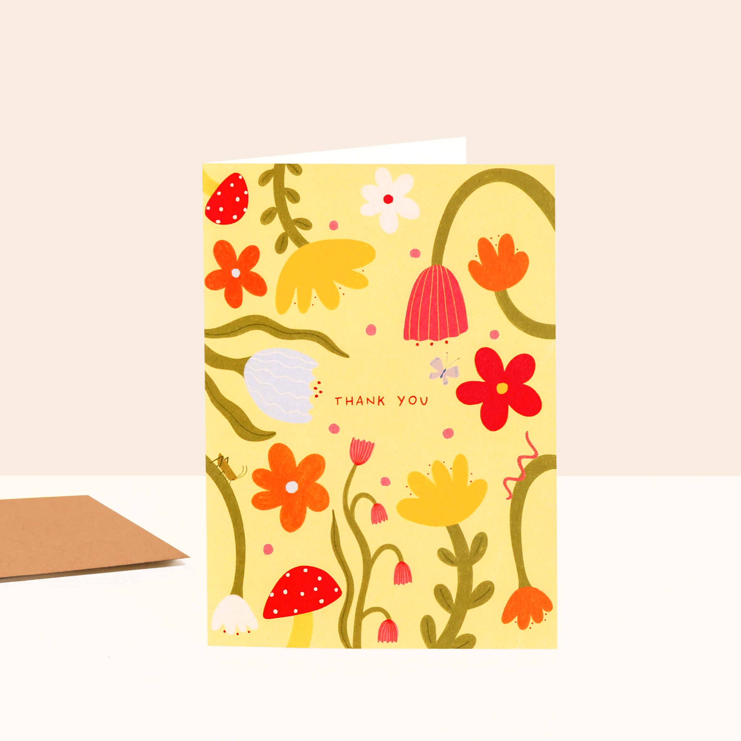 Floral Thank You Card | Thanks | Just To Say Card
