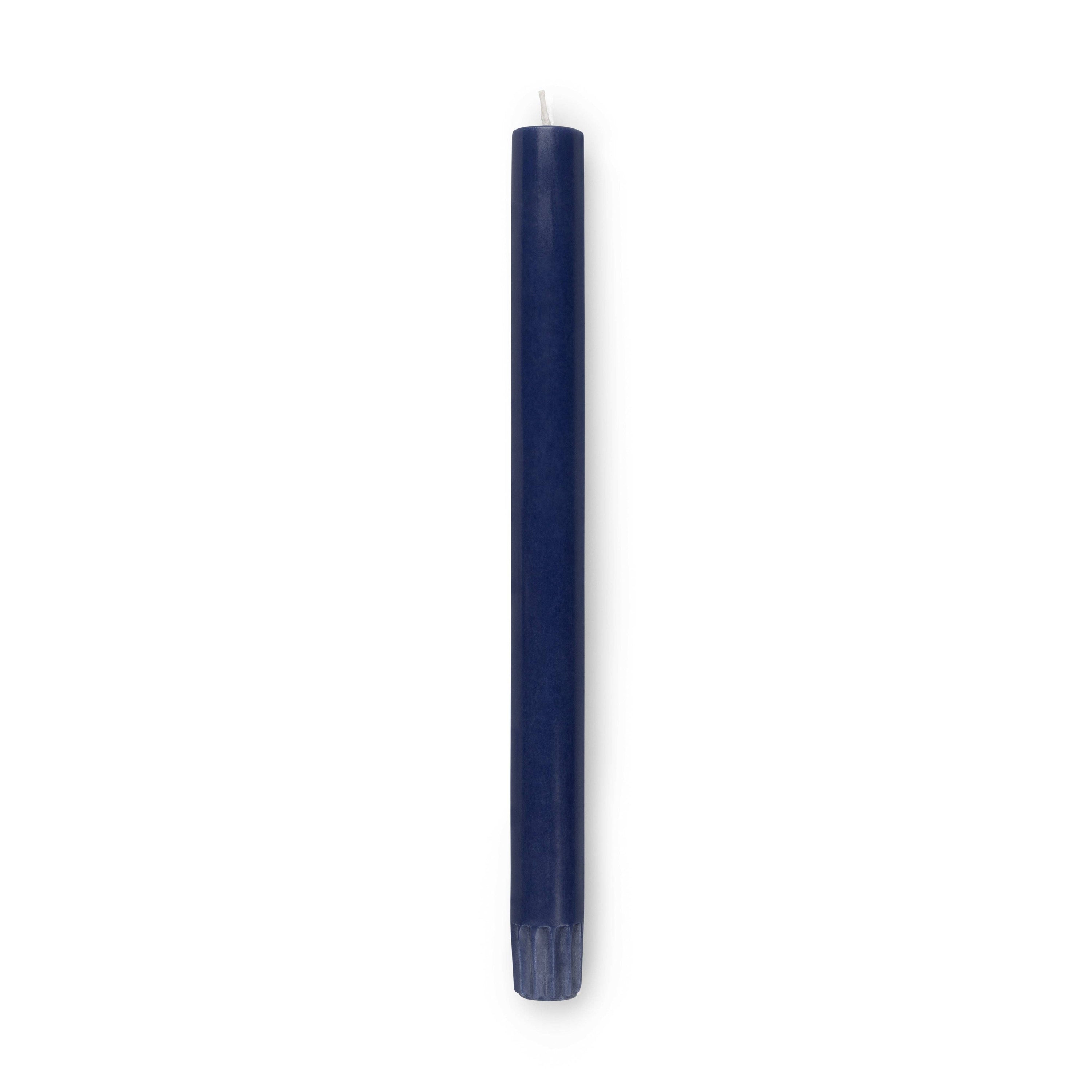 Midnight Blue Eco Dinner Candle, Single Piece