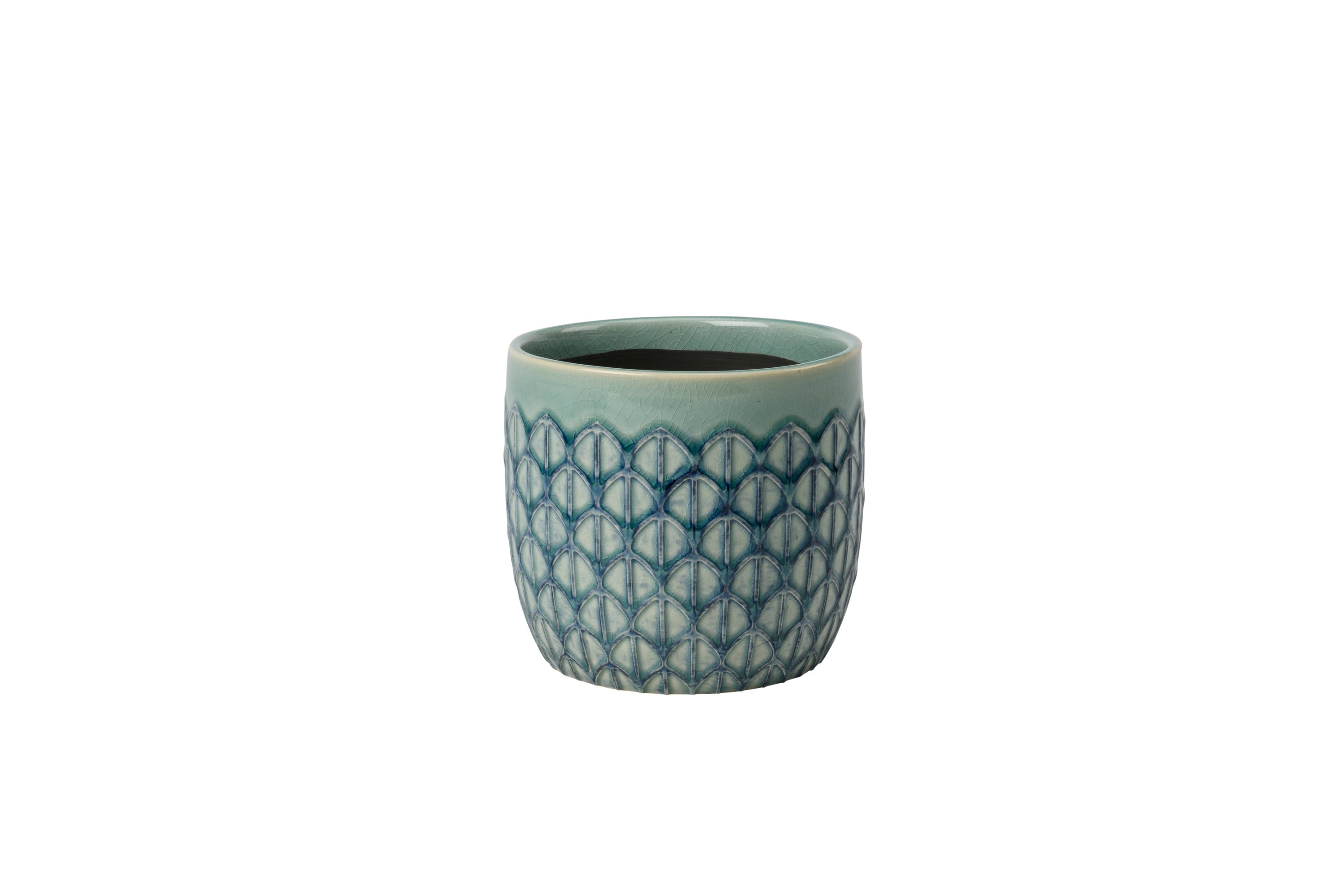 Collectors Indoor Pot 13cm Green Geo